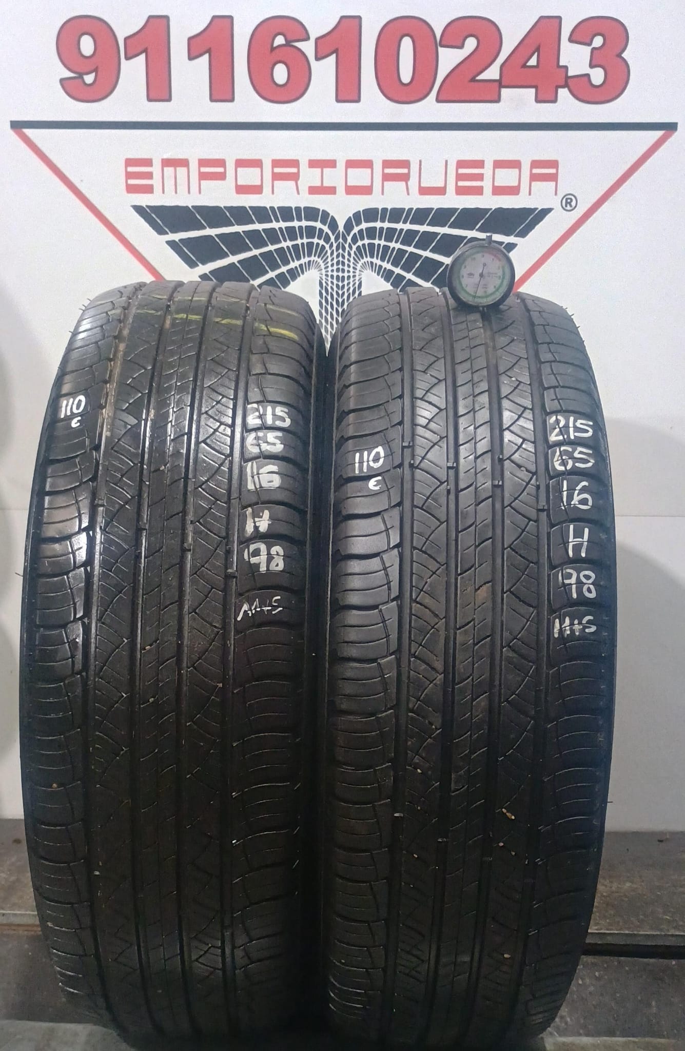 MICHELIN LATITUDE TOUR USADO M+S 215/65 R16 98 H