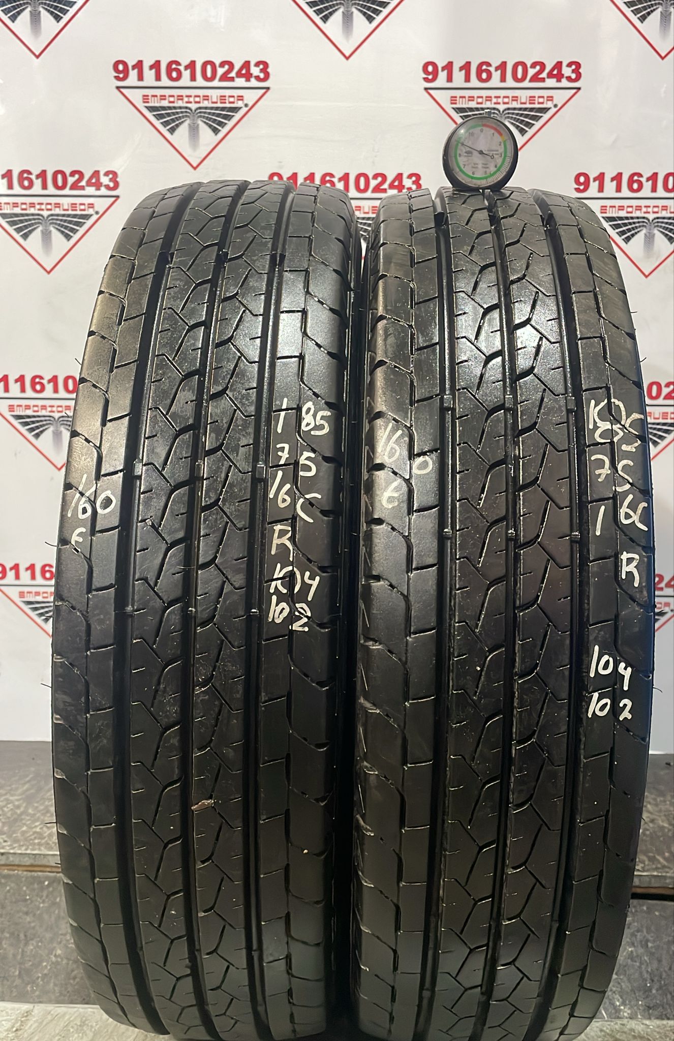 BRIDGESTONE DURAVIS USADO  185/75 R16C 104/102 R