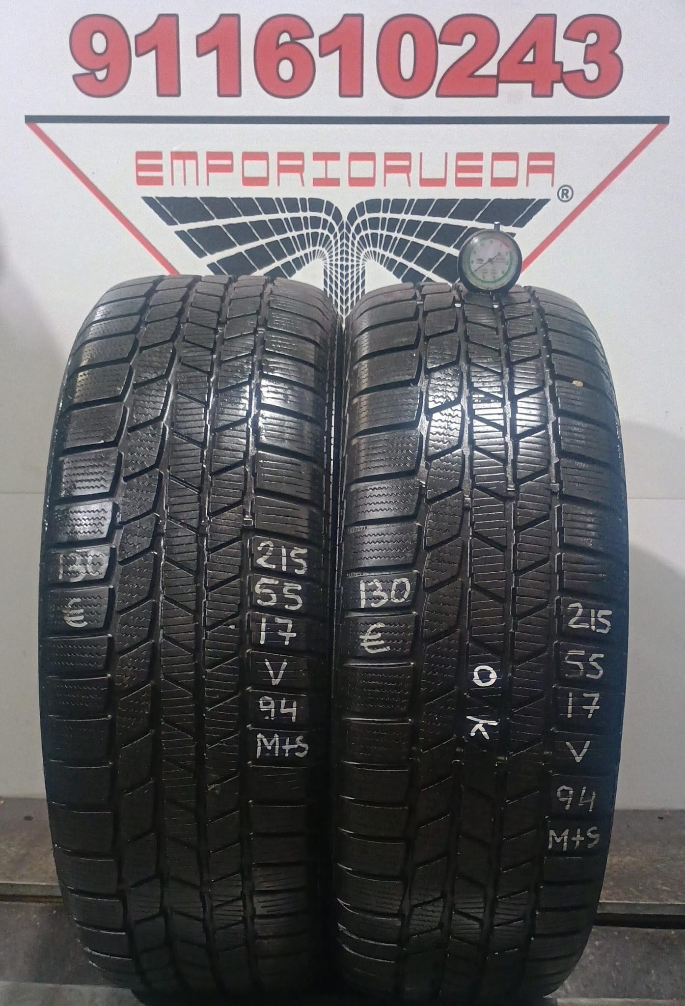 CONTINENTAL CONTICONTACT USADO M+S 215/55 R17 94 V