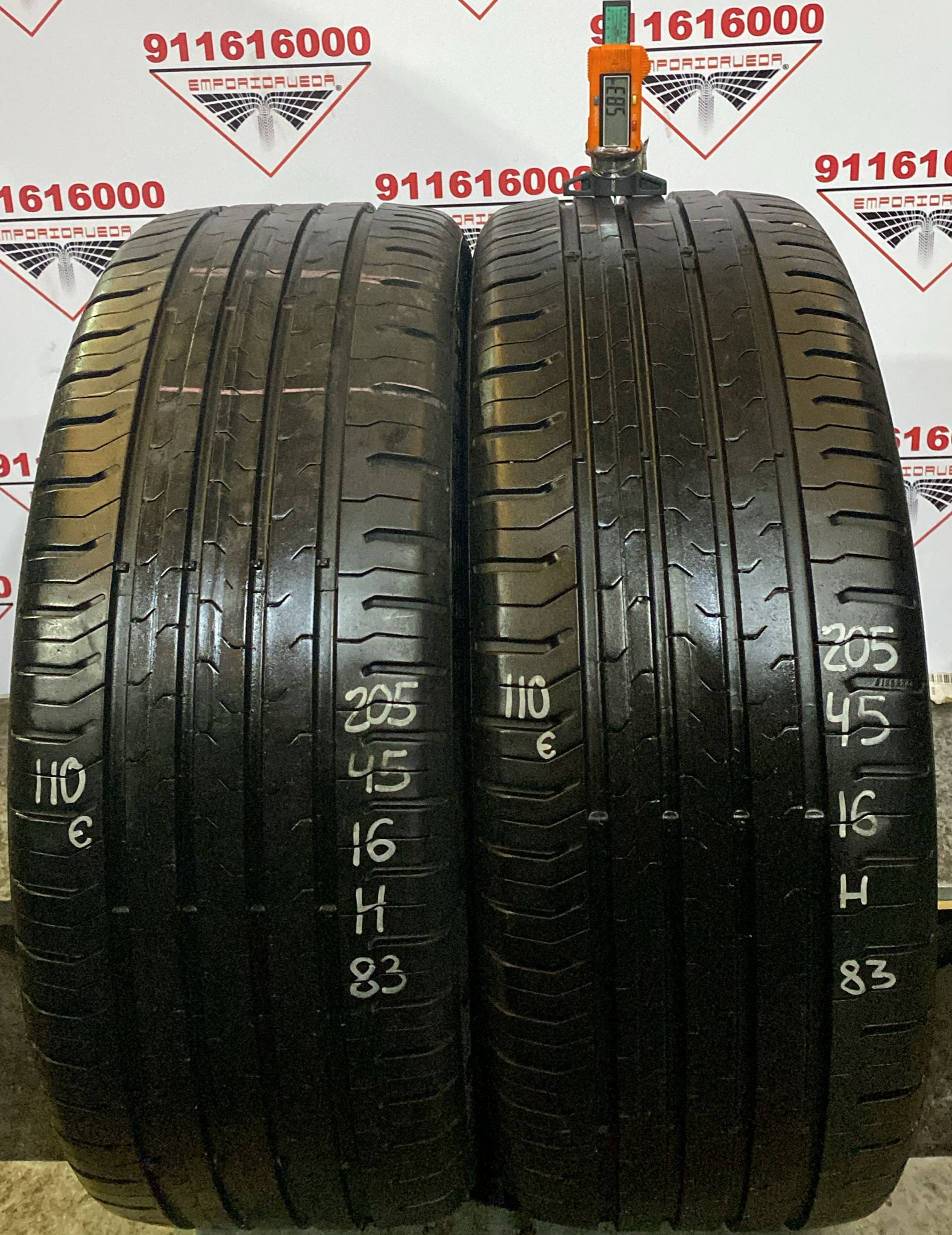 CONTINENTAL CONTIECOCONTACT 6 USADO  205/45 R16 83 H