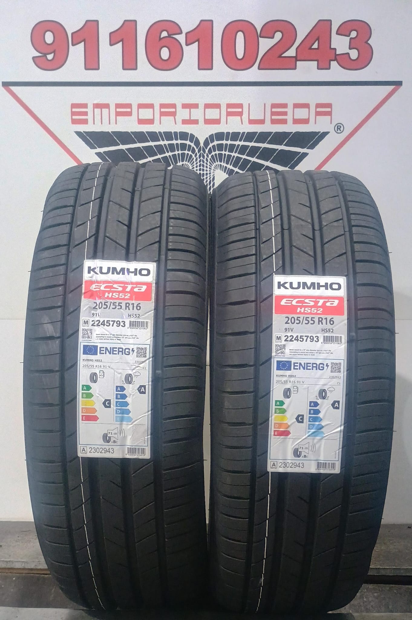 KUMHO ECSTA 205/55 R16 91 V
