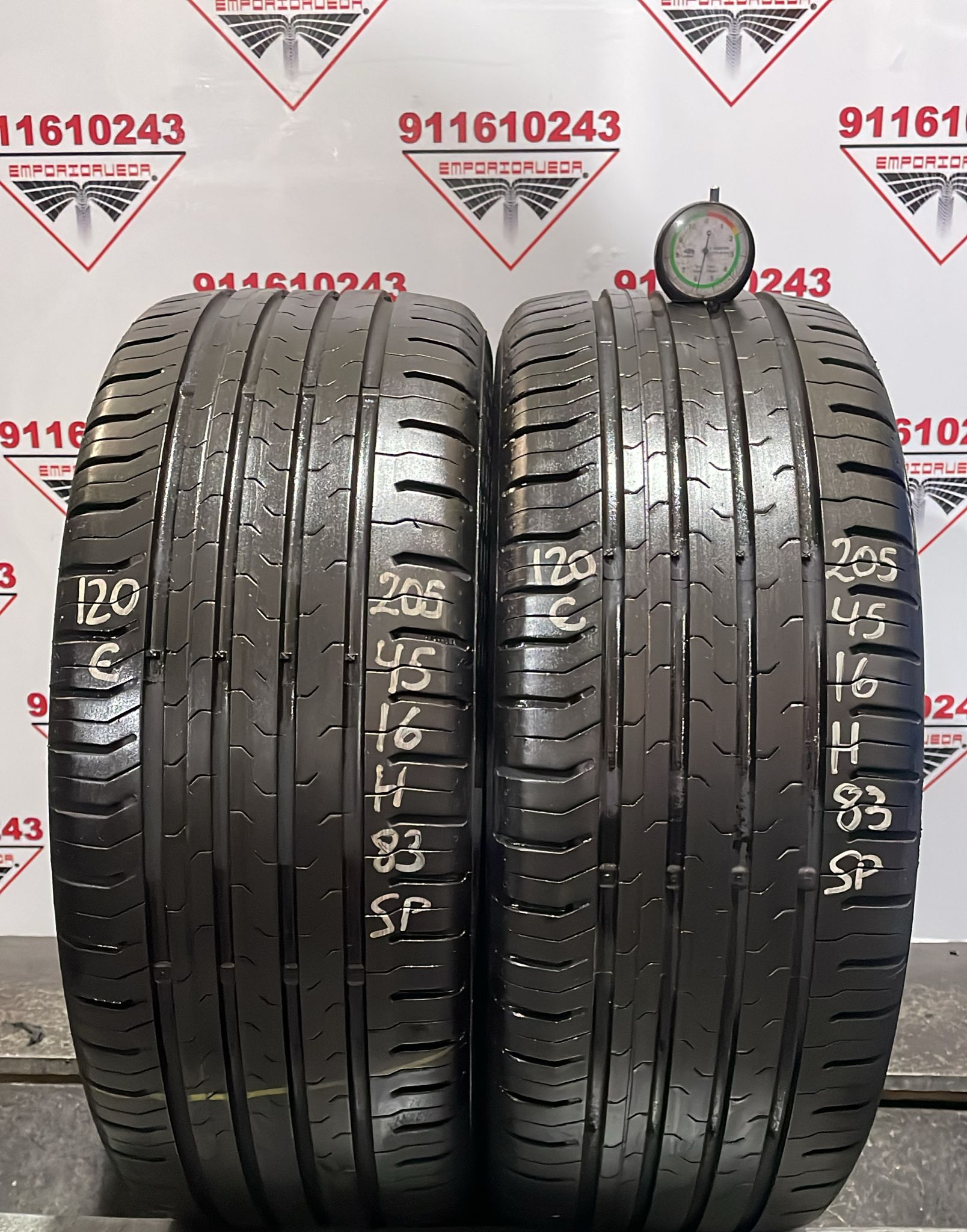 CONTINENTAL CONTIECOCONTACT 5 USADO  205/45 R16 83 H