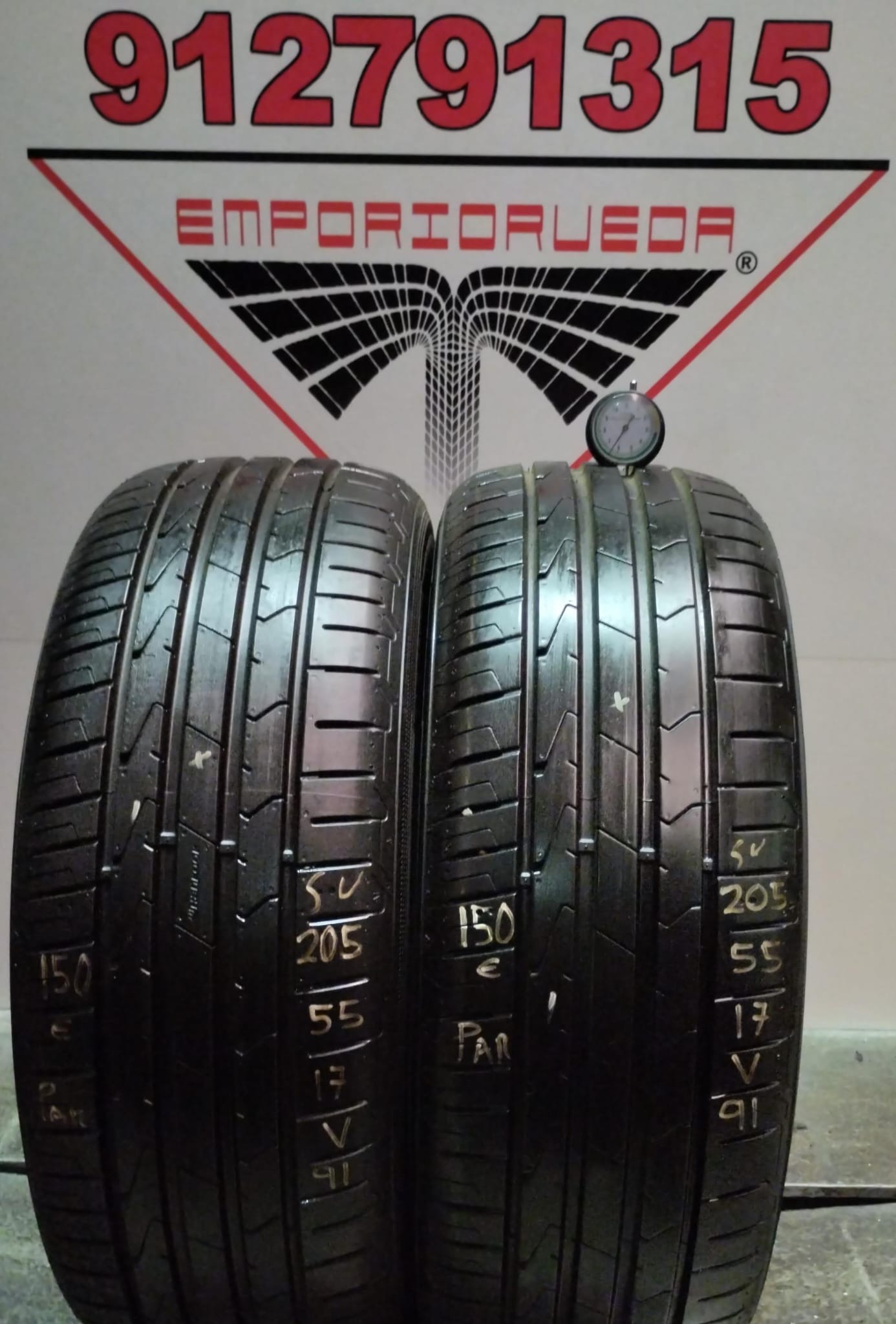 HANKOOK VENTUS PRIME 3 USADO  205/55 R17 91 V