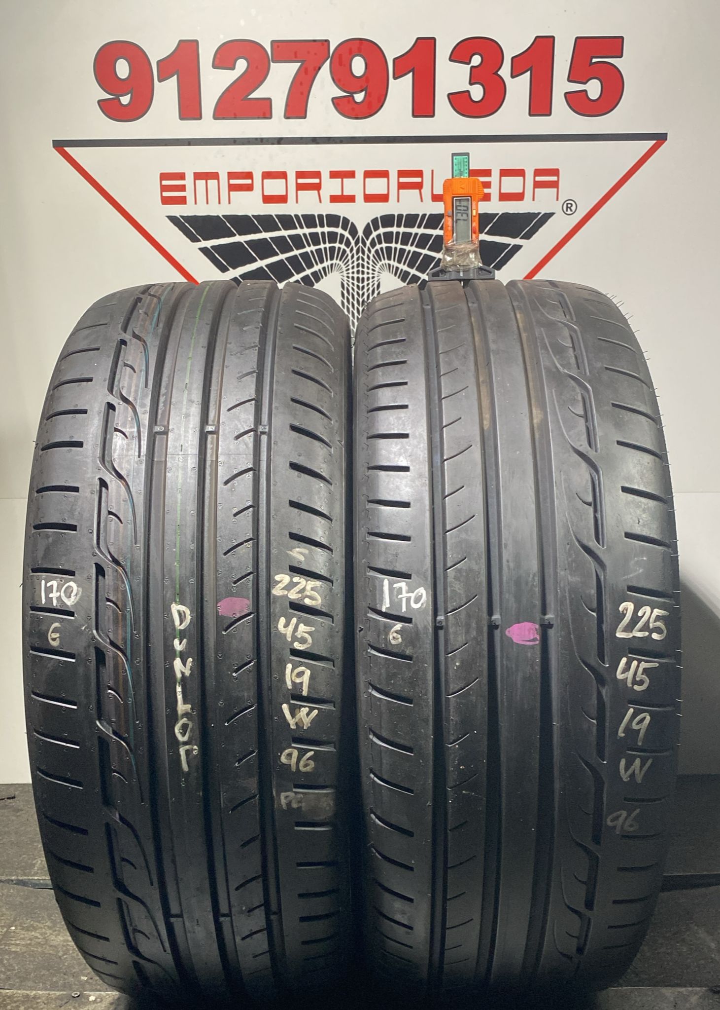 DUNLOP SP SPORT USADO  225/45 R19 96 W