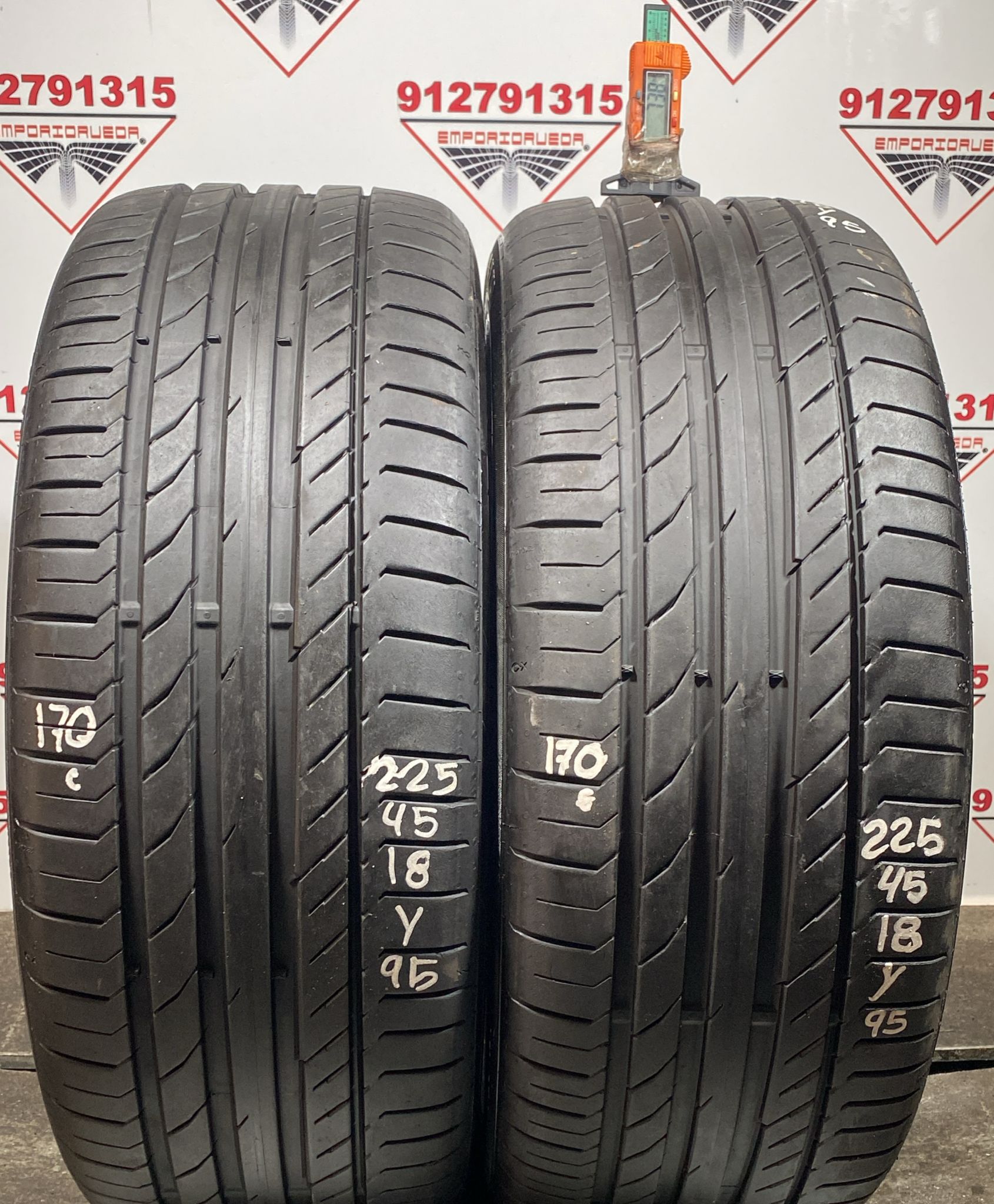 CONTINENTAL CONTISPORTCONTACT 5 USADO  225/45 R18 95 Y
