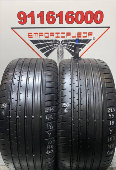 CONTINENTAL SPORTCONTACT2 USADO ECONOMICO  275/45 R18 103 Y