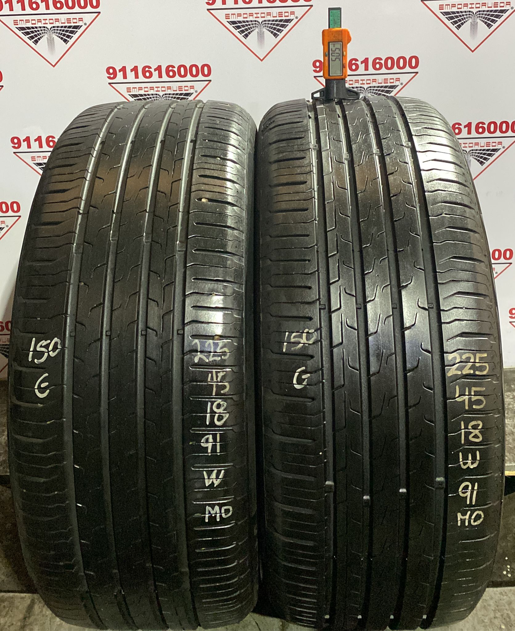 CONTINENTAL ECOCONTACT 6 USADO  225/45 R18 91 W