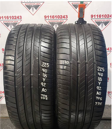 BRIDGESTONE TURANZA USADO  225/40 R18 92 Y