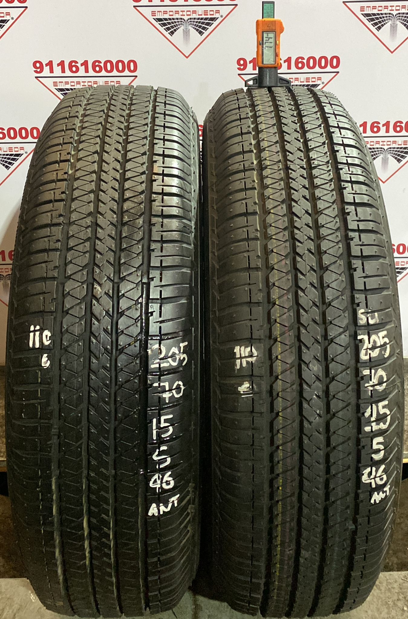 BRIDGESTONE DUELER H-T USADO M+S 205/70 R15 96 S