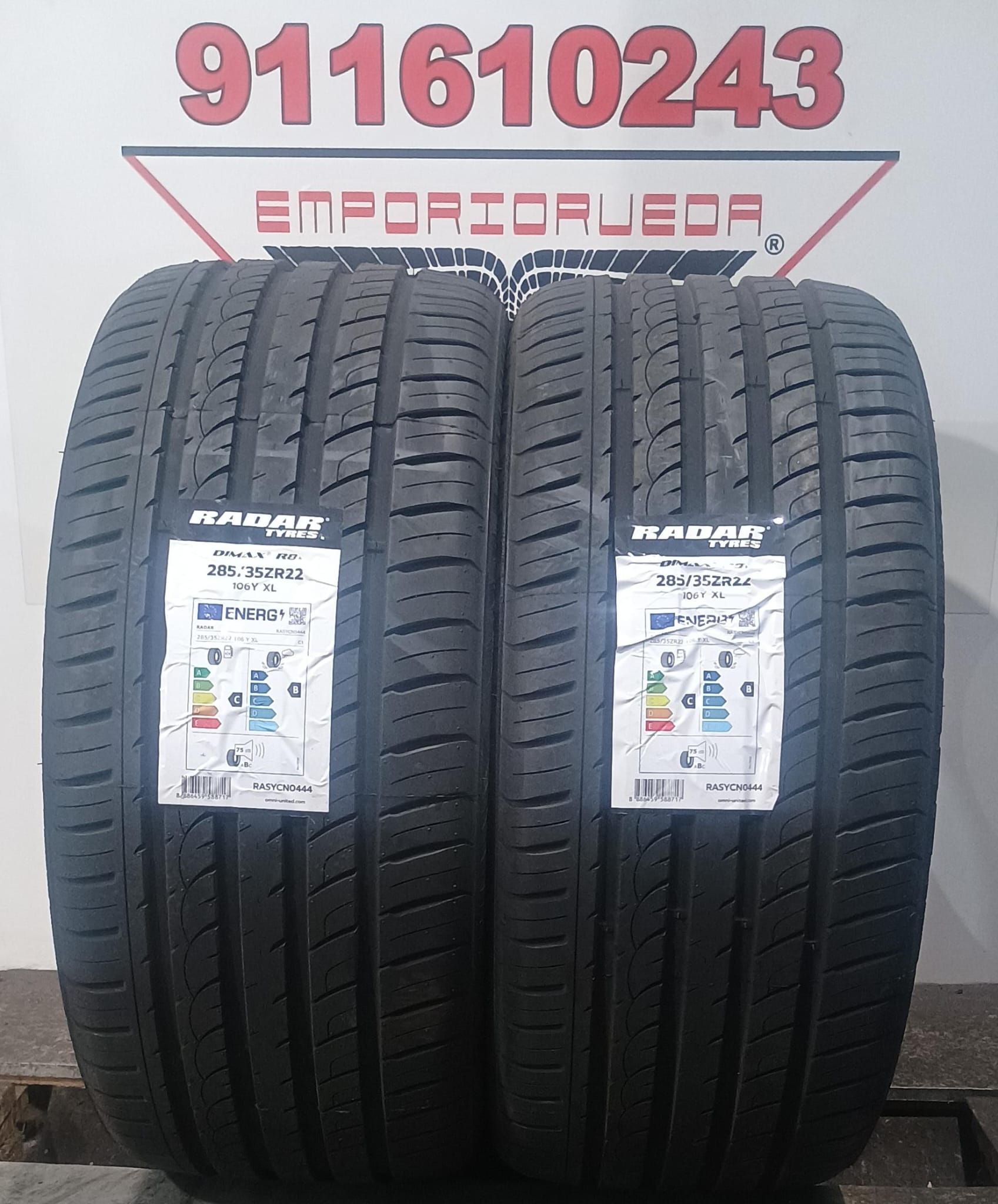 RADAR  285/35 R22 106 Y