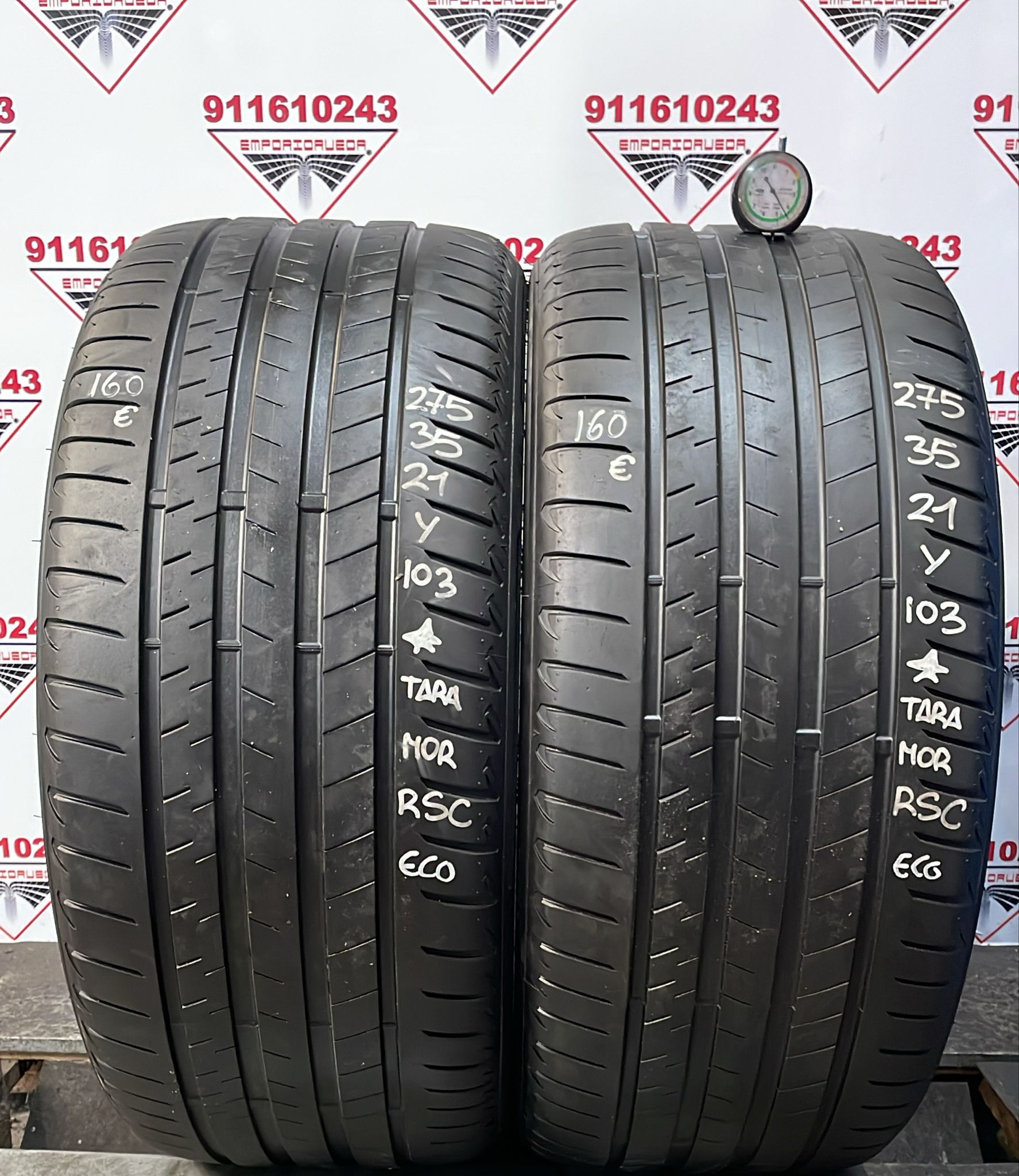 BRIDGESTONE ALENZA 001 USADO ECONOMICO RSC 275/35 R21 103 Y