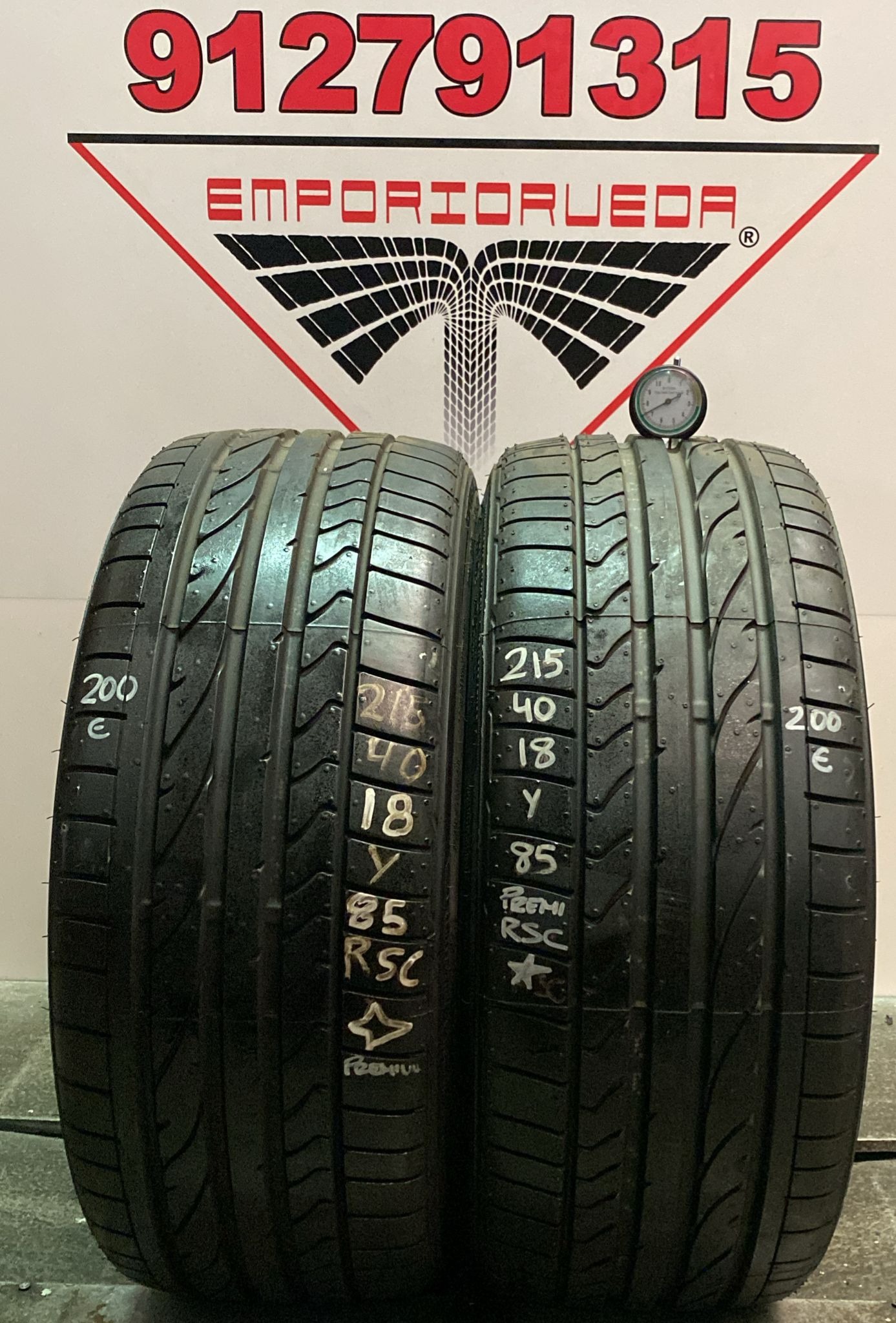 BRIDGESTONE POTENZA USADO PREMIUM RSC 215/40 R18 85 Y