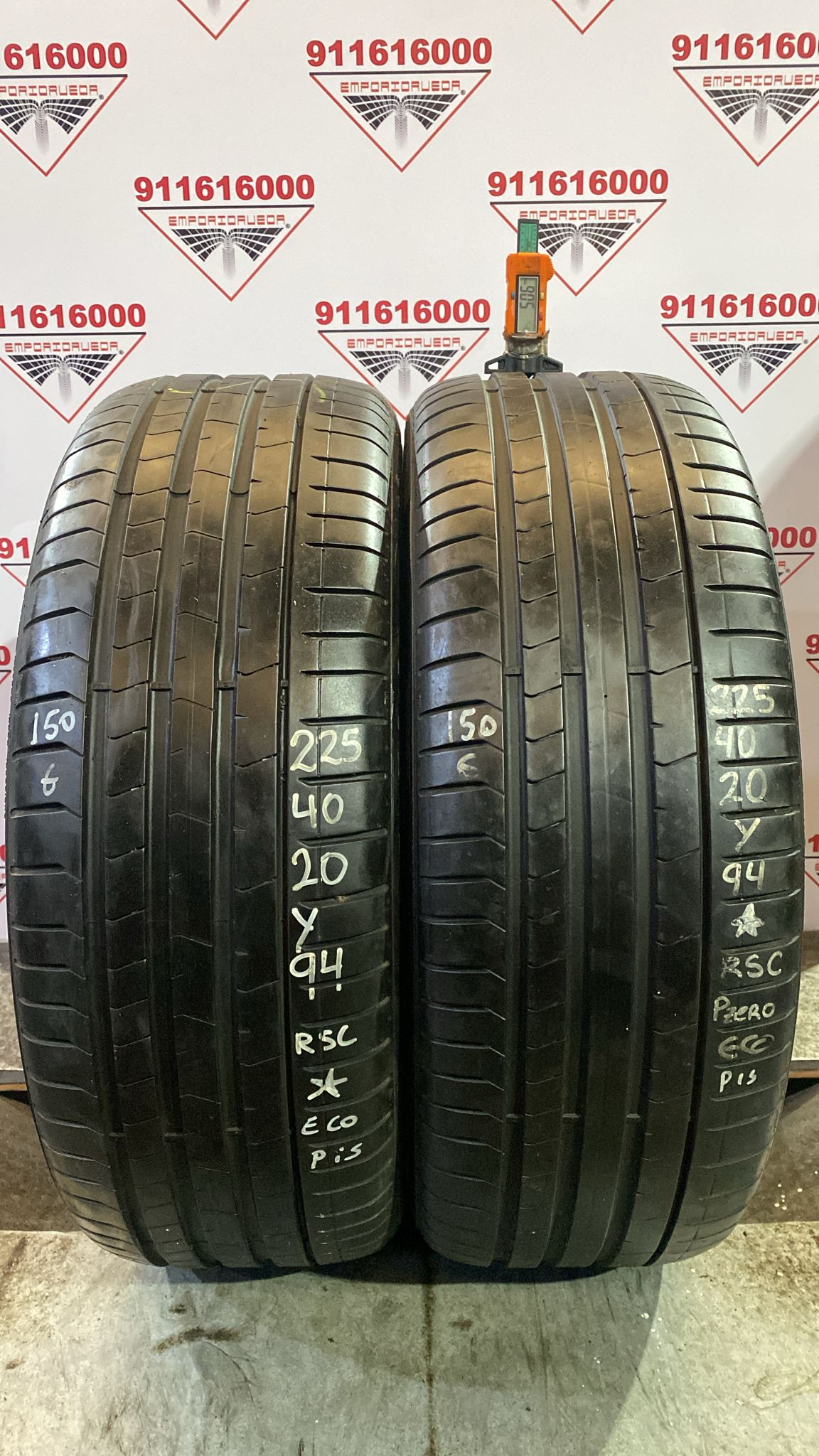 PIRELLI PZERO USADO ECONOMICO RSC 225/40 R20 94 Y