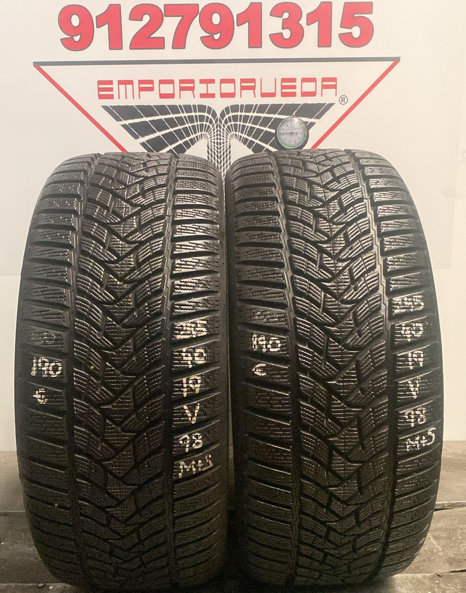 DUNLOP WINTER SPORT USADO M+S 245/40 R19 98 V