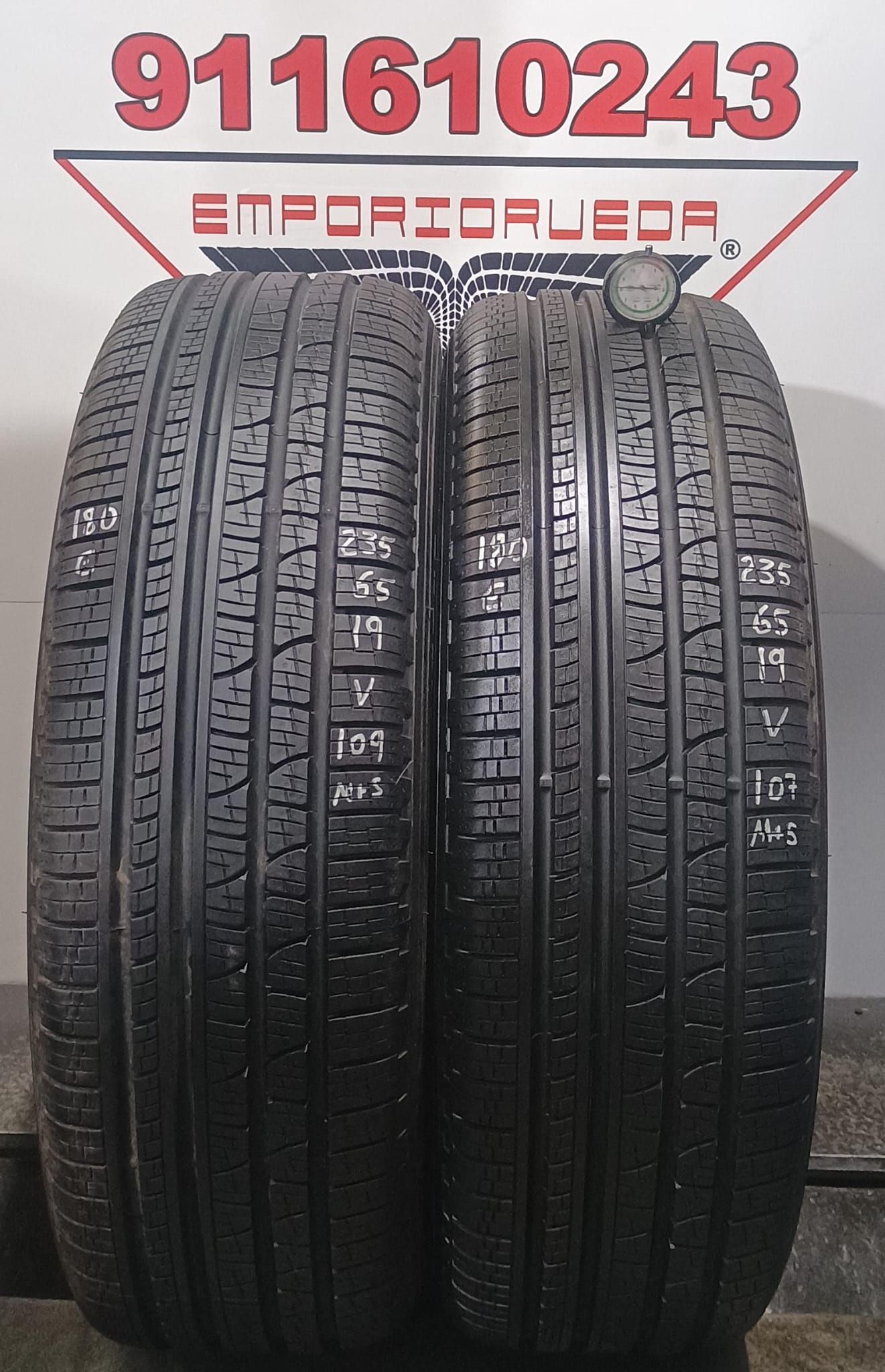 PIRELLI SCORPION VERDE USADO ECONOMICO M+S 235/65 R19 109 V
