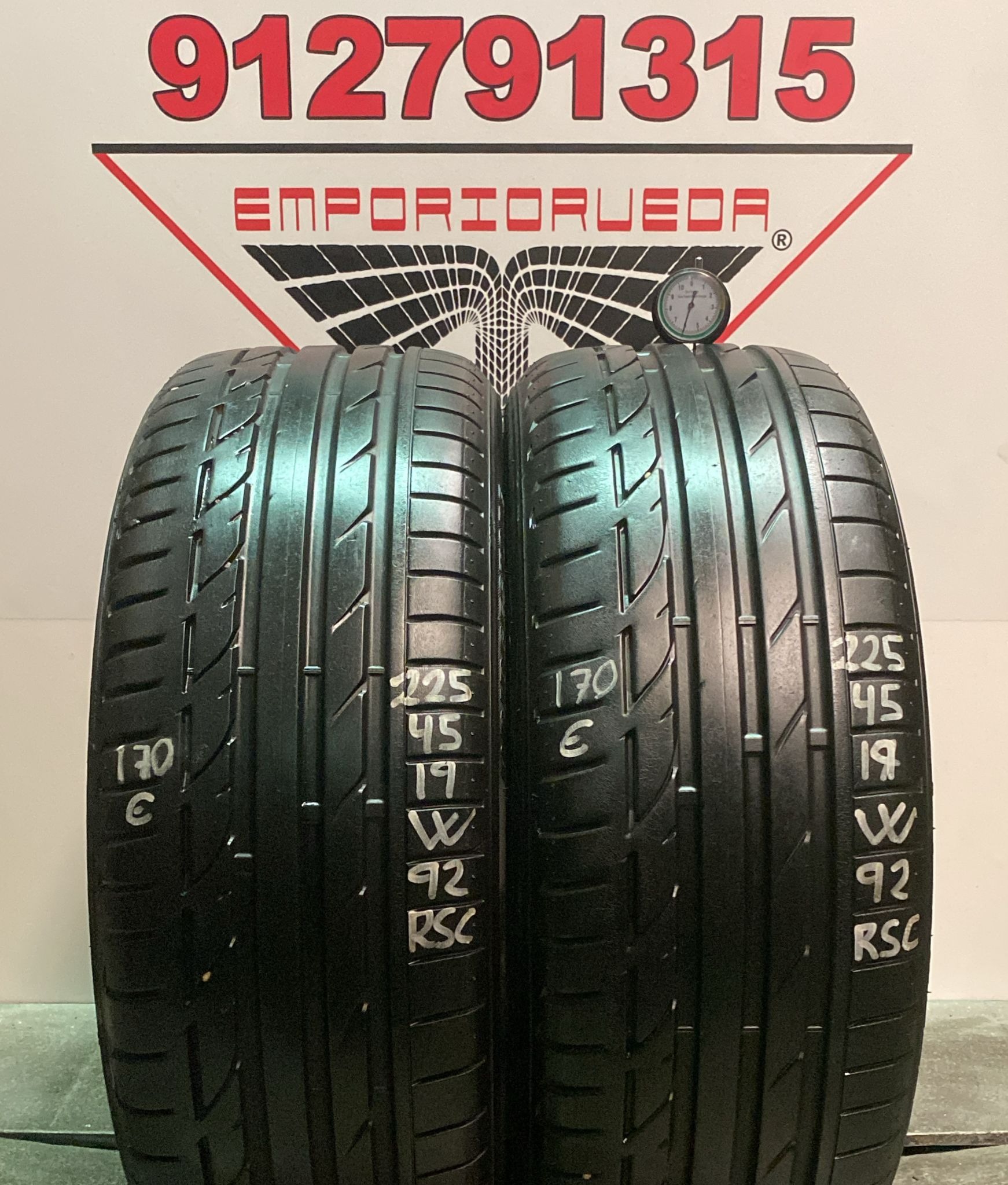 BRIDGESTONE POTENZA S001 USADO RSC 225/45 R19 92 W