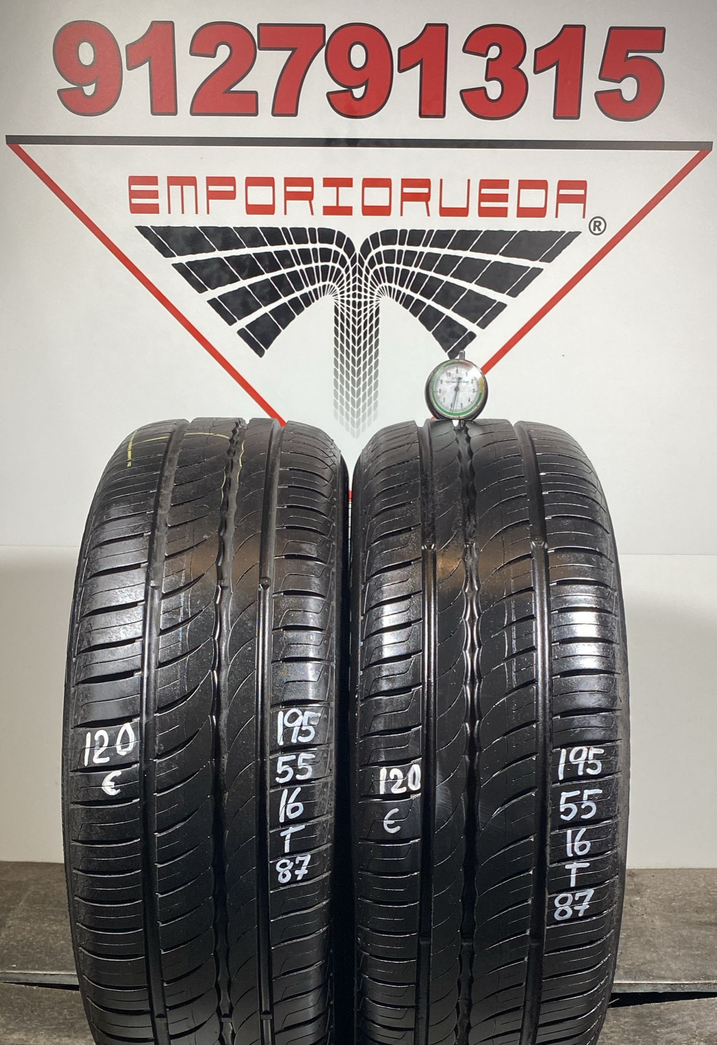 PIRELLI CINTURATO P1 USADO  195/55 R16 87 T