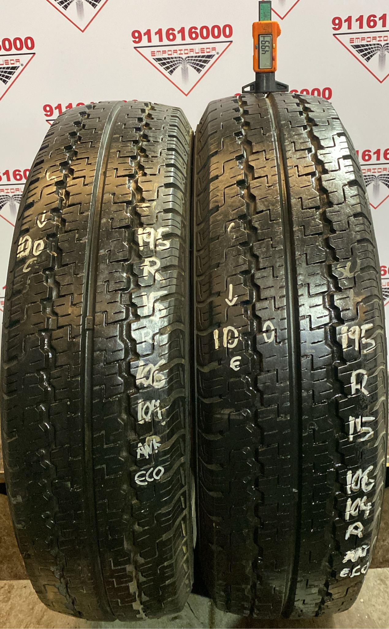 KUMHO  USADO ECONOMICO  195/80 R15 106/104 R