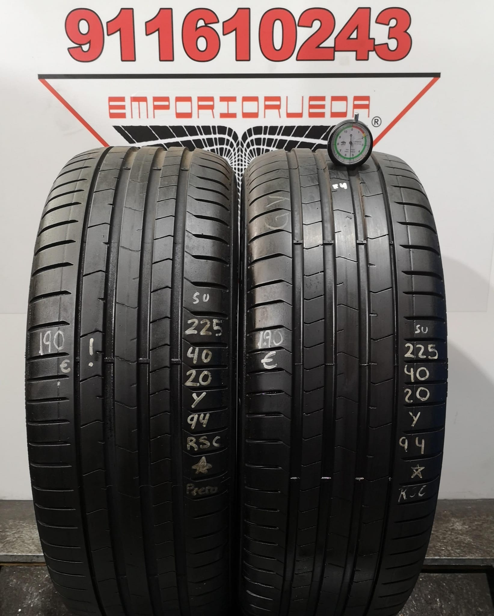 PIRELLI PZERO USADO RSC 225/40 R20 94 Y