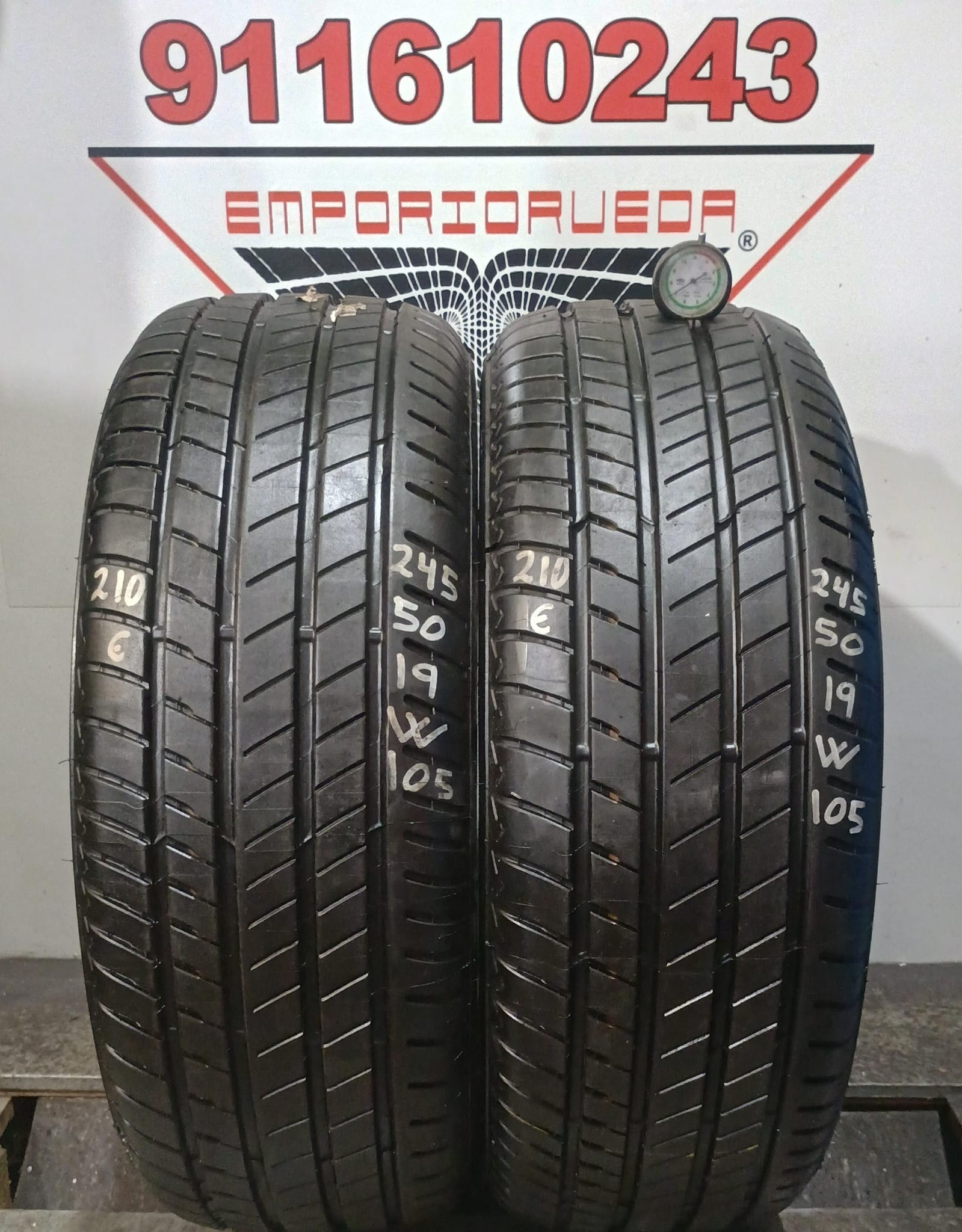 BRIDGESTONE ALENZA 001 USADO  245/50 R19 105 W