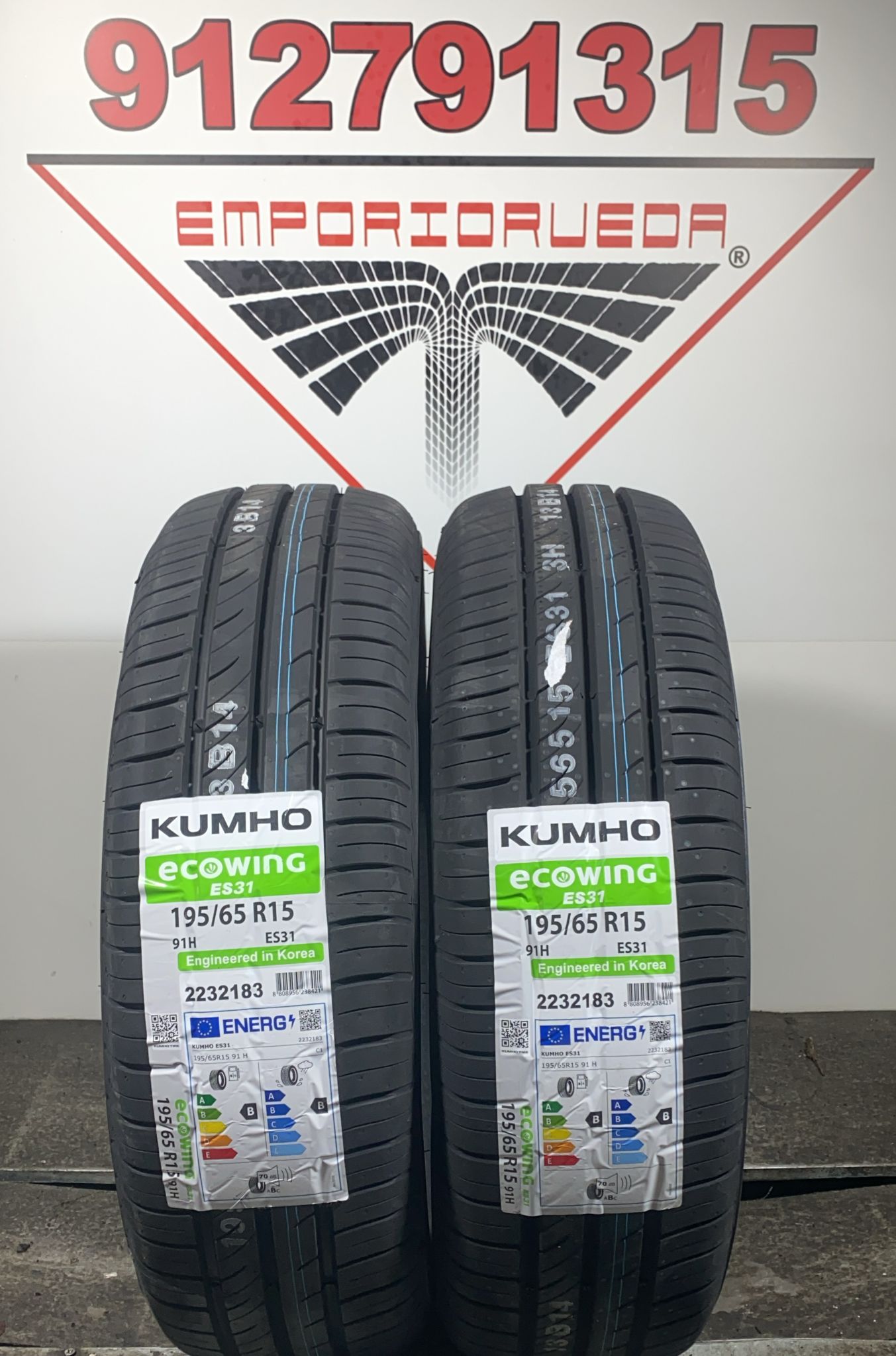 KUMHO ECOWING 195/65 R15 91 H