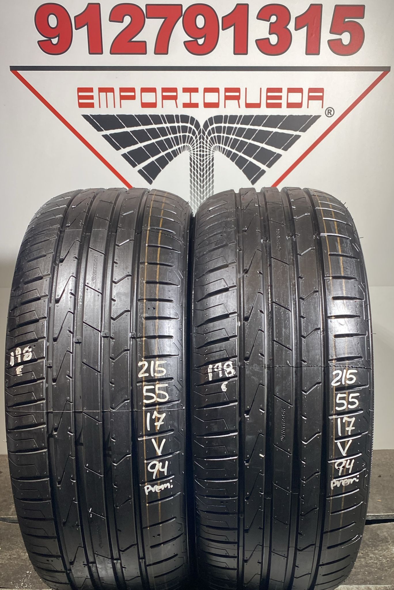 HANKOOK VENTUS PRIME 3 USADO PREMIUM  215/55 R17 94 V