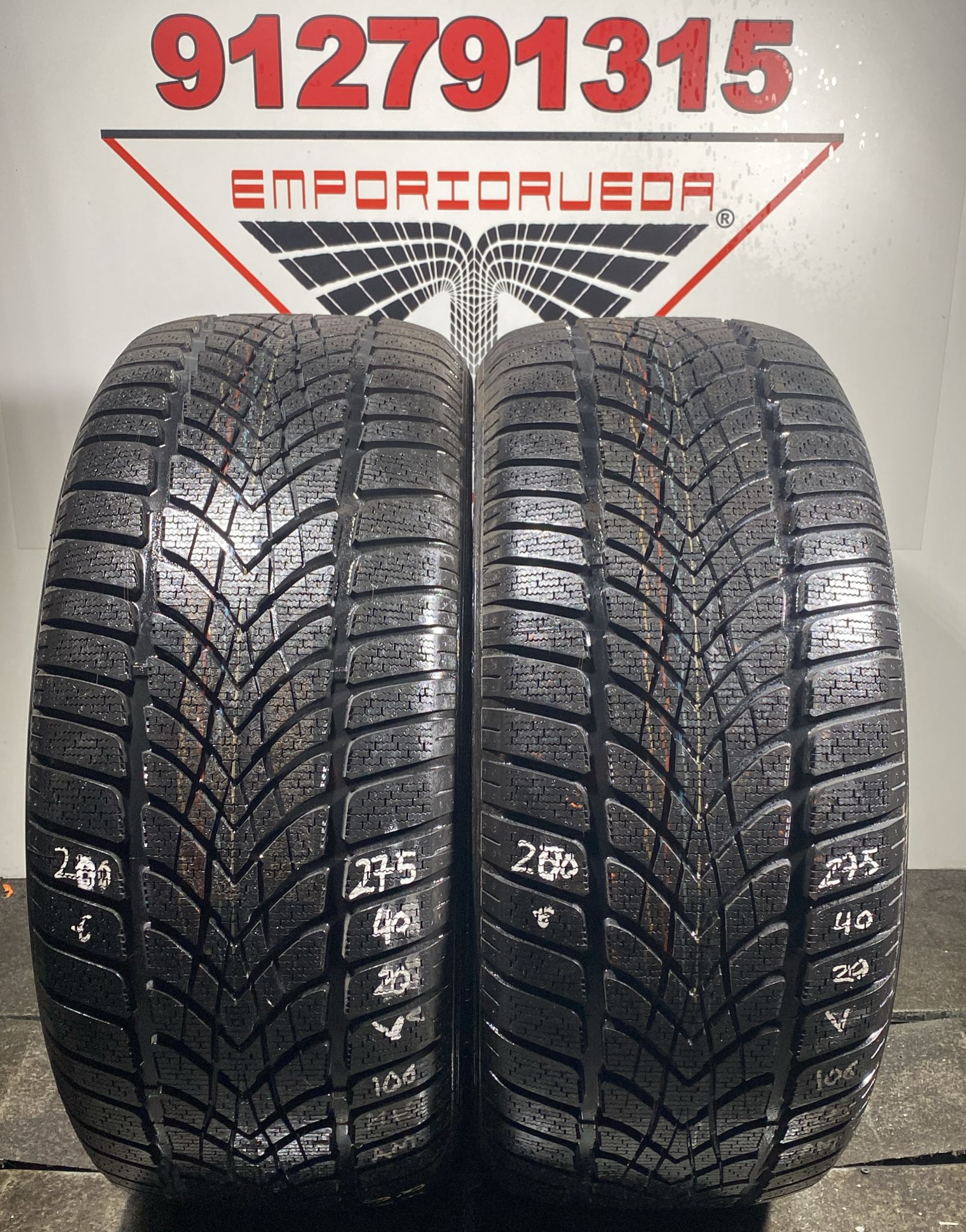 DUNLOP SP WINTER SPORT USADO PREMIUM M+S 275/40 R20 106 V