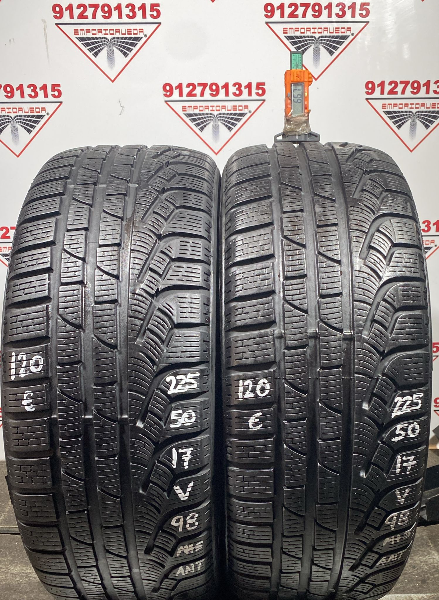 PIRELLI SOTO ZERO USADO M+S 225/50 R17 98 V