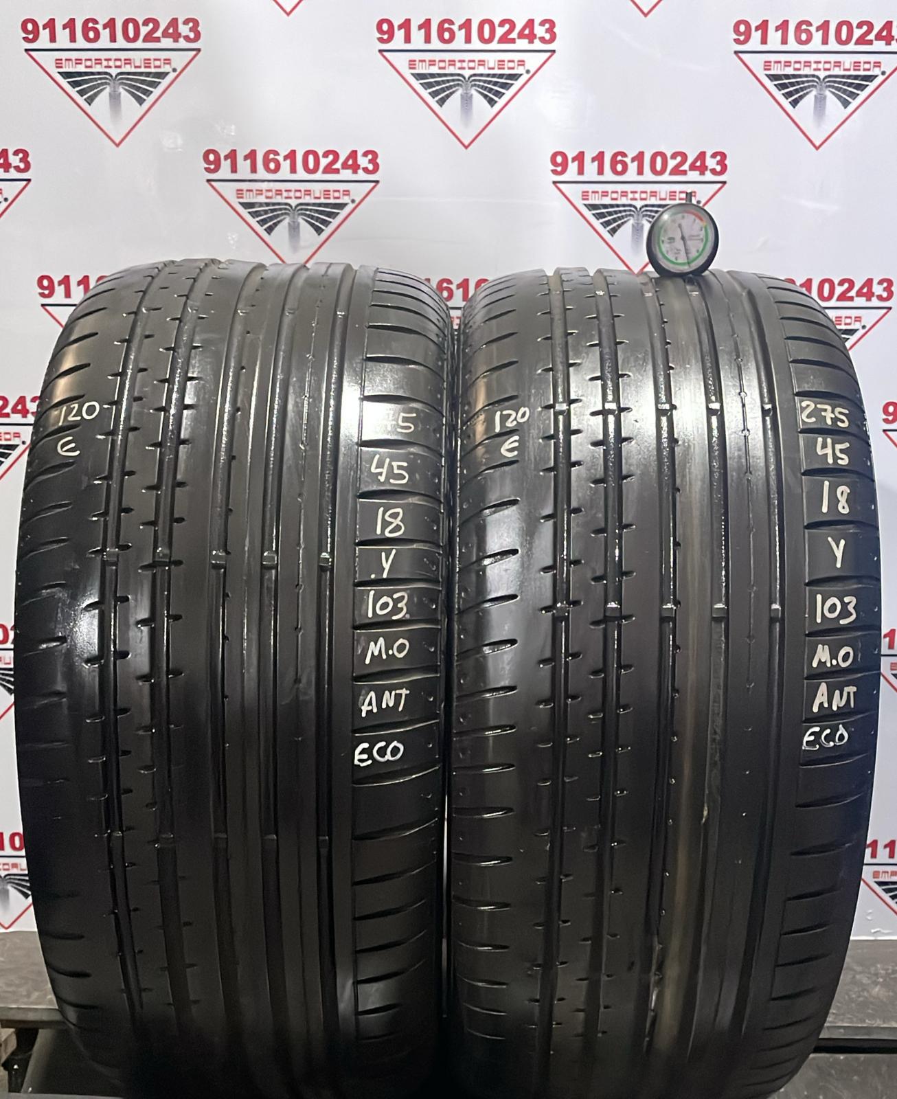 CONTINENTAL SPORTCONTACT USADO ECONOMICO  275/45 R18 103 Y