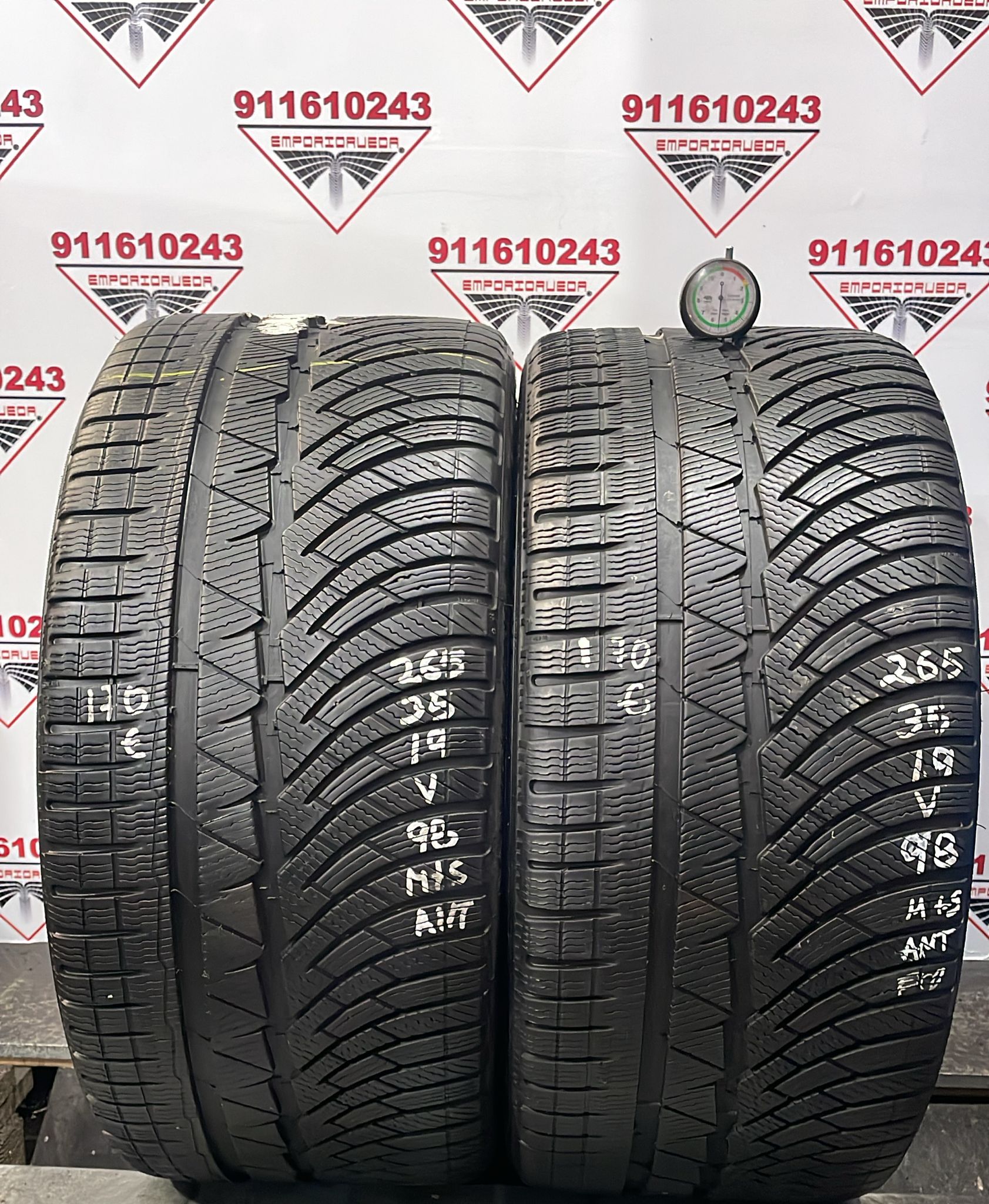 MICHELIN PILOT ALPIN USADO M+S 265/35 R19 98 V