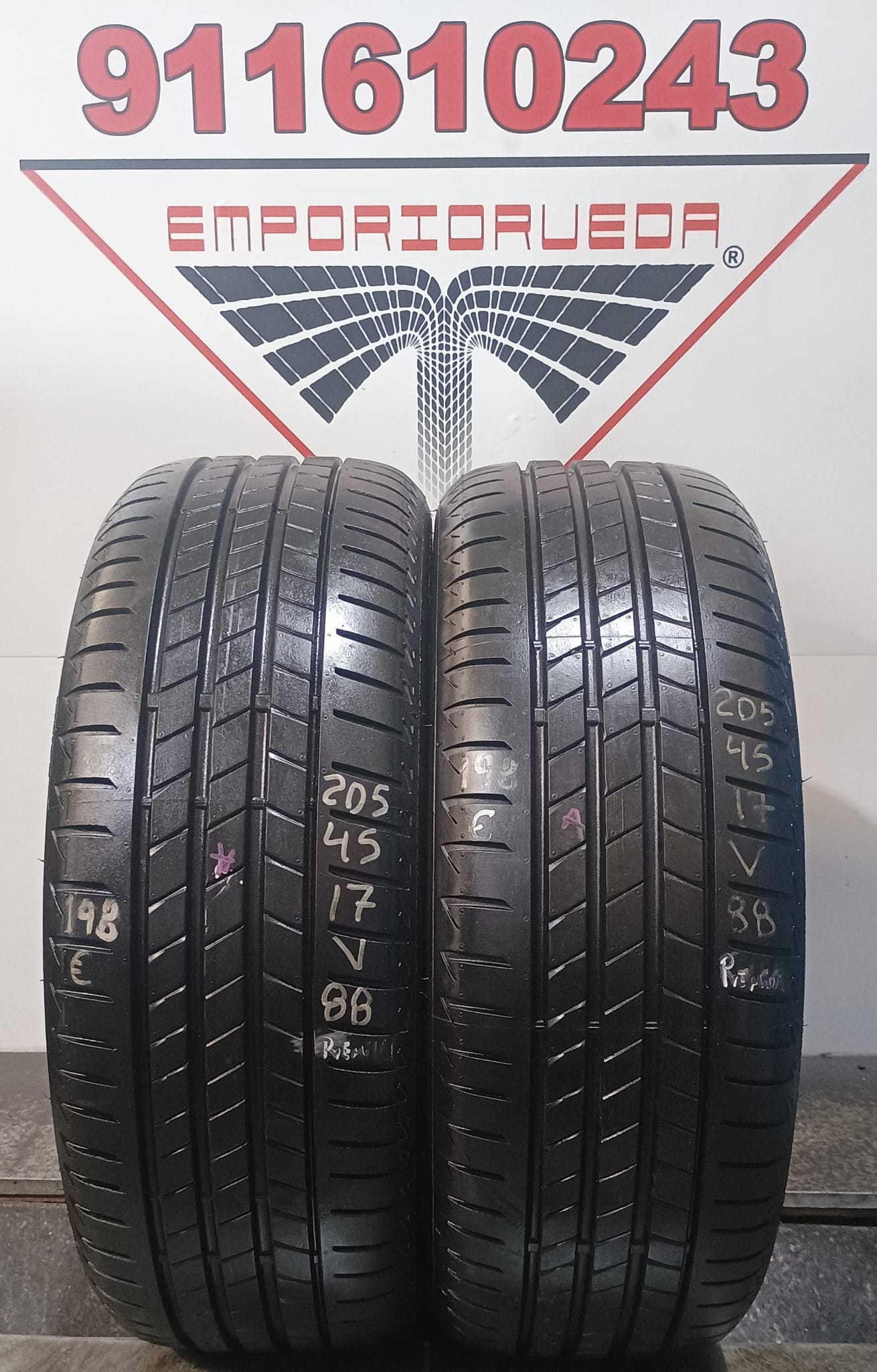 BRIDGESTONE T005 USADO PREMIUM  205/45 R17 88 V