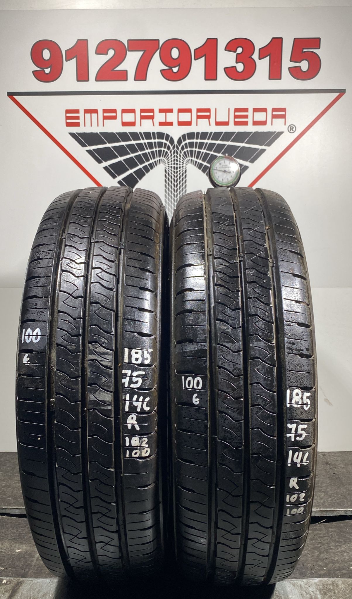 KUMHO PORTRAN USADO  185/75 R14C 102/100 R