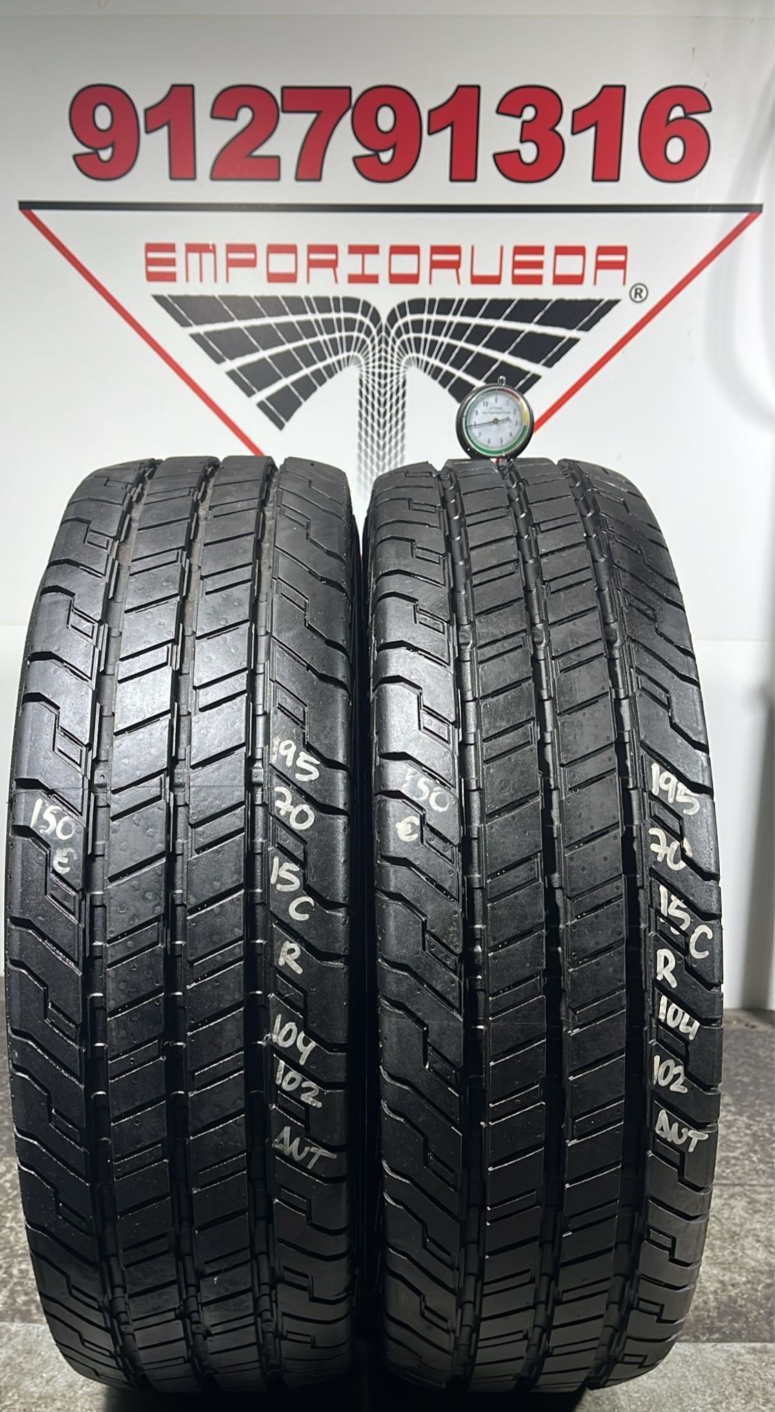 CONTINENTAL CONTIVANCONTACT 100 USADO  195/70 R15C 104/102 R