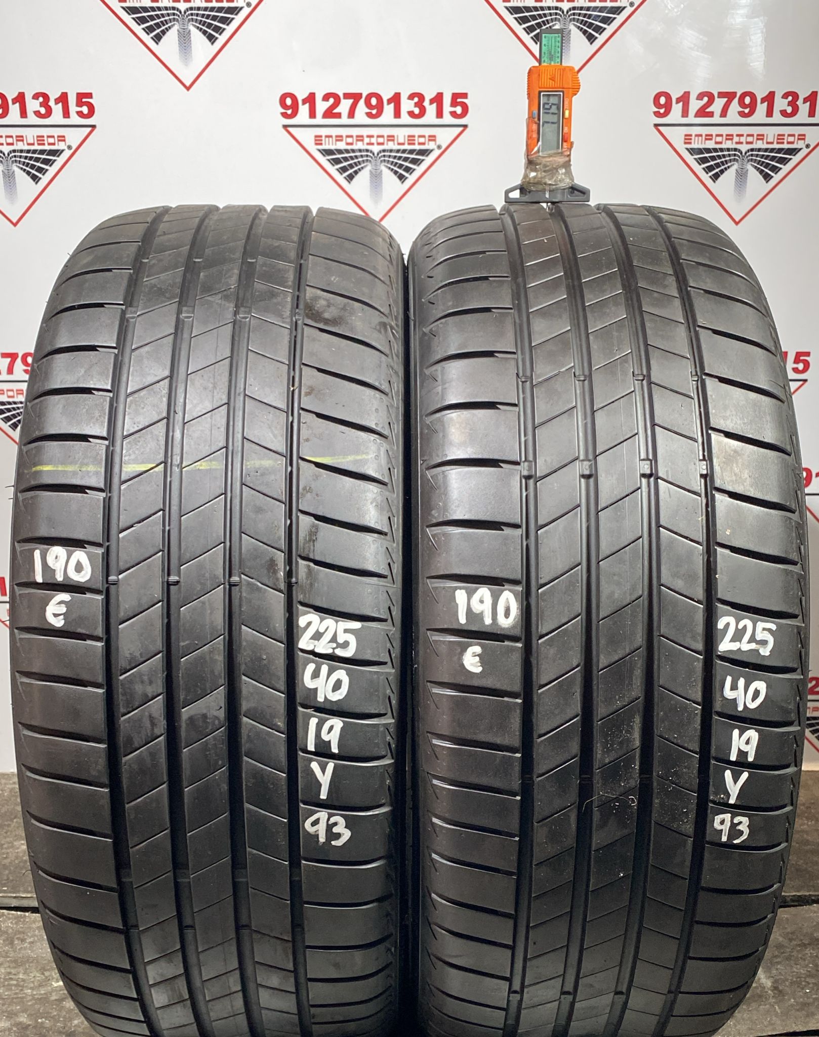 BRIDGESTONE TURANZA USADO  225/40 R19 93 Y