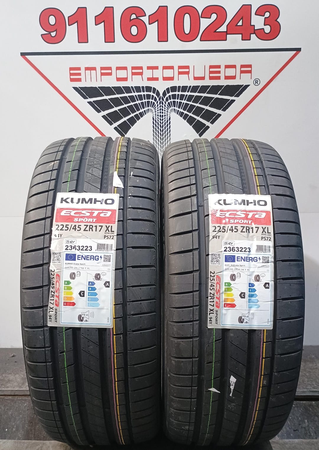 KUMHO ECSTA 225/45 R17 94 Y