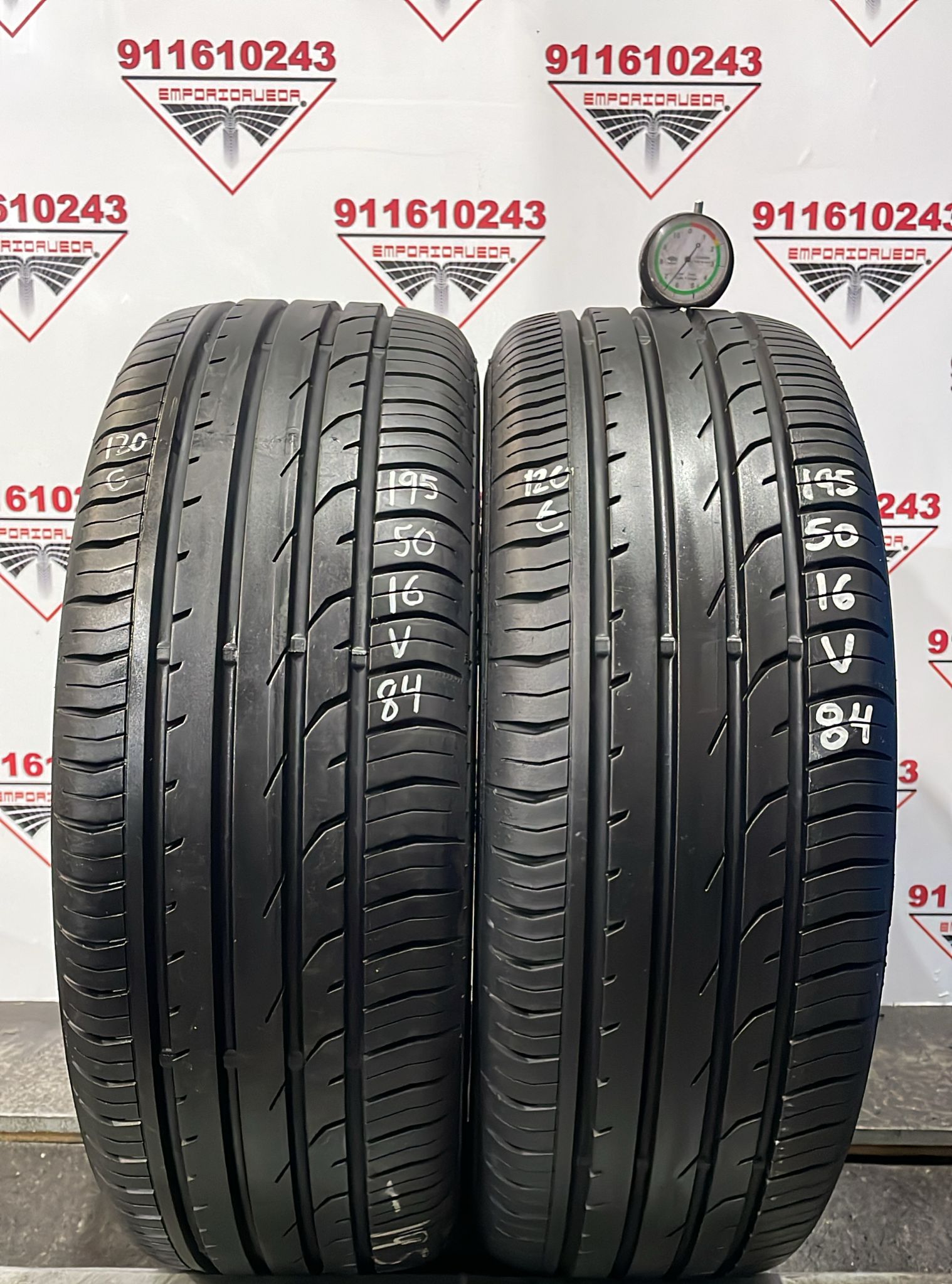 CONTINENTAL CONTIPREMIUMCONTACT 2 USADO  195/50 R16 84 V
