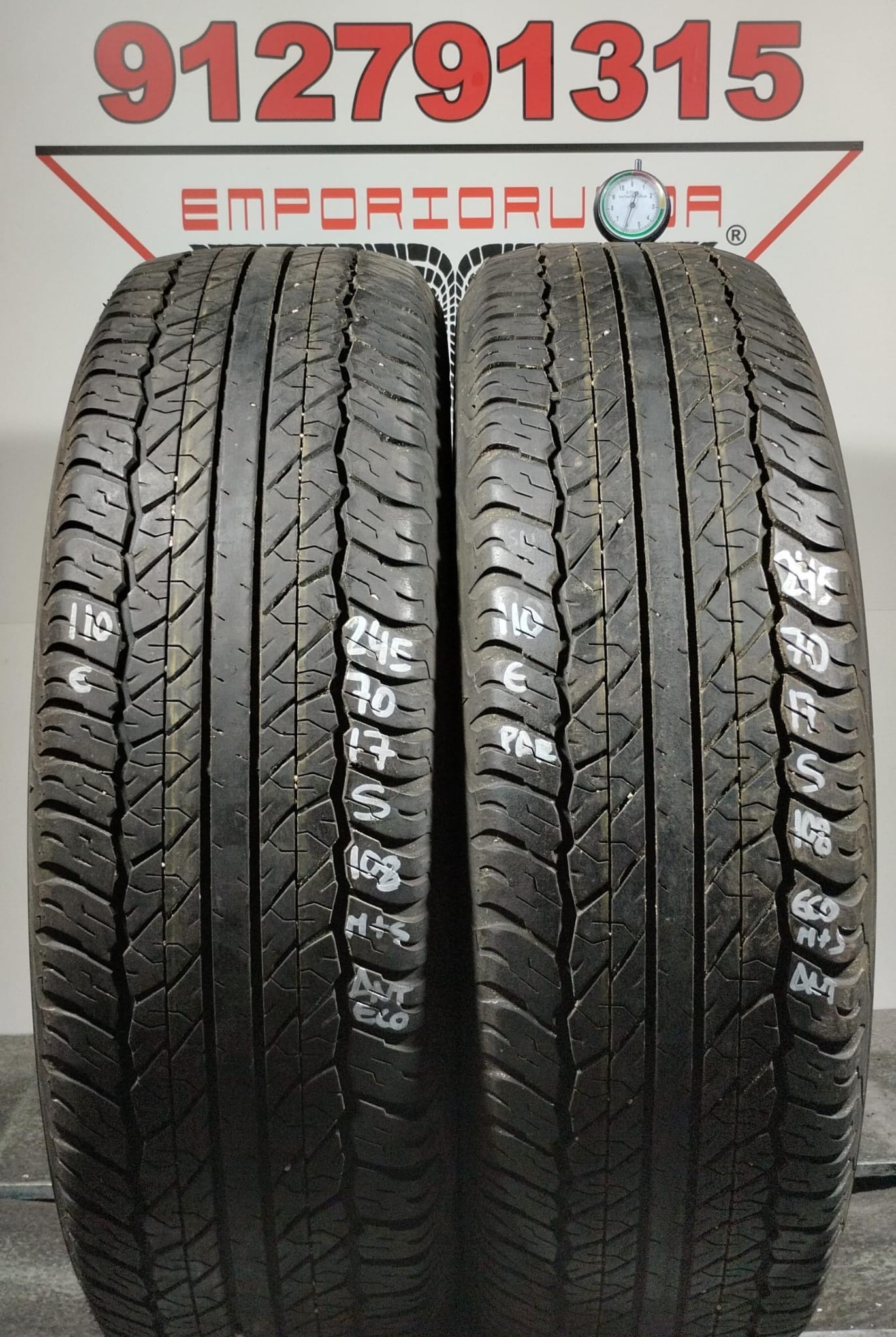 DUNLOP  USADO ECONOMICO M+S 245/70 R17 108 S