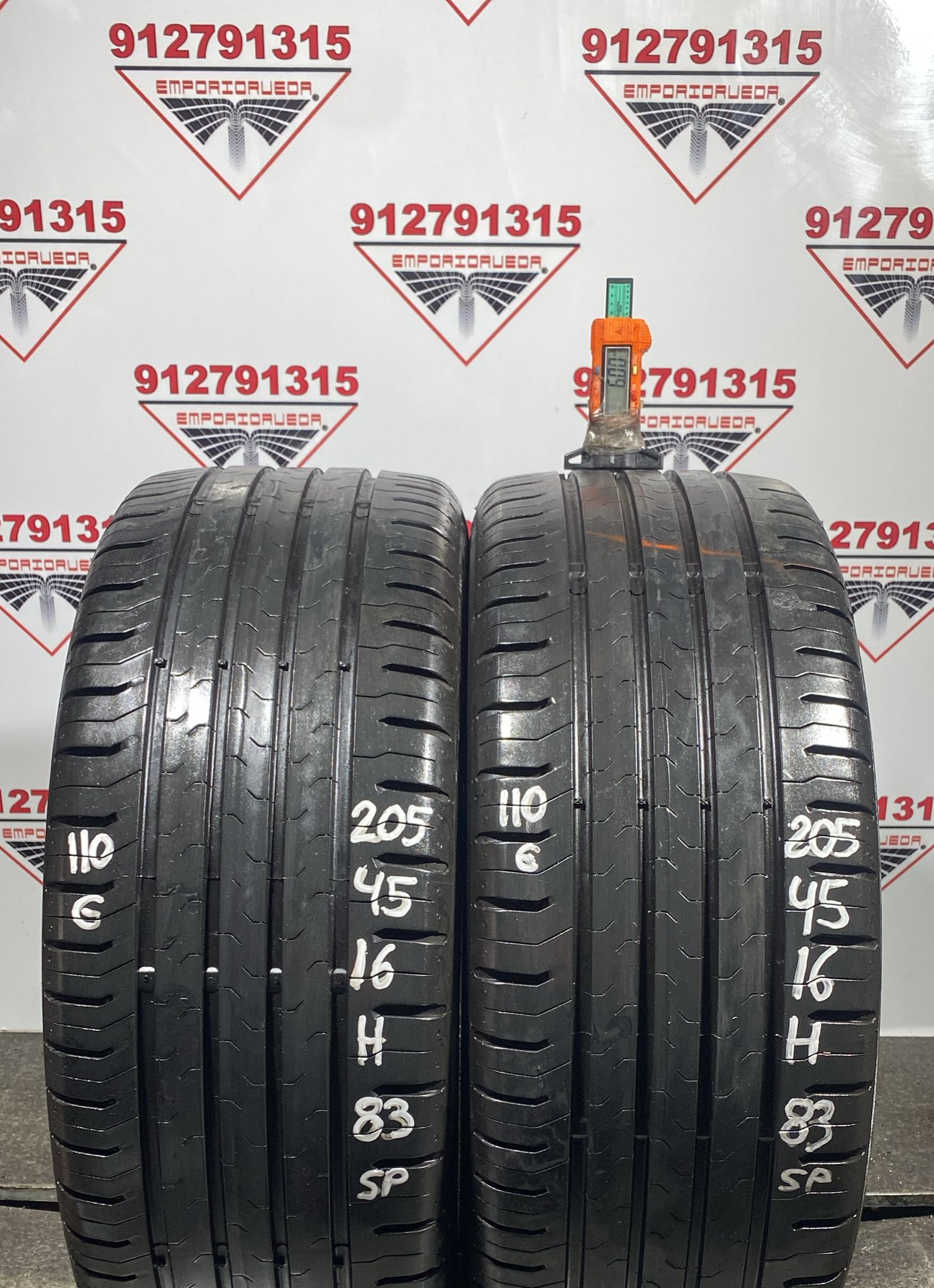CONTINENTAL CONTIECOCONTACT 5 USADO  205/45 R16 83 H