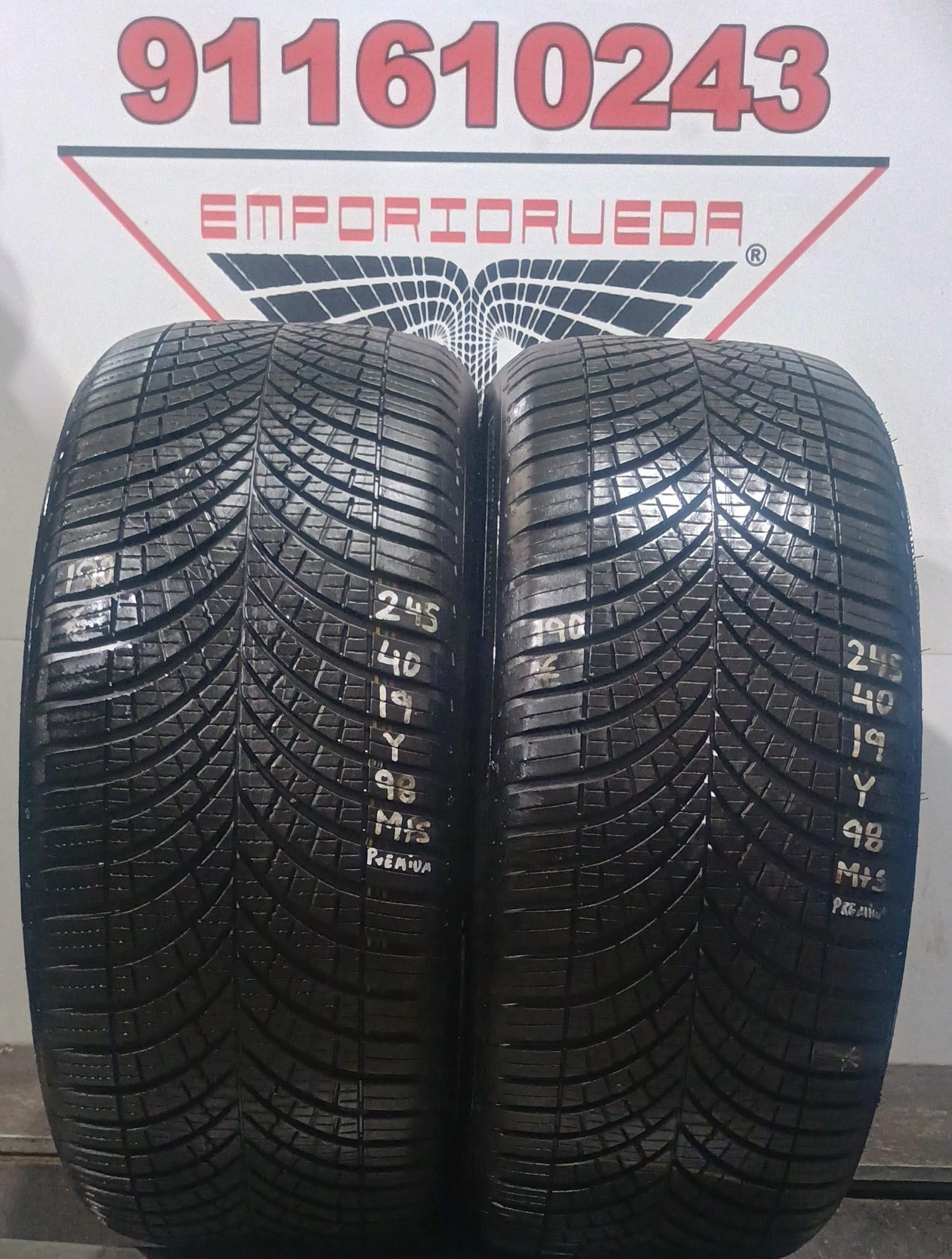 GOODYEAR VECTOR 4SEASONS USADO M+S 245/40 R19 98 Y