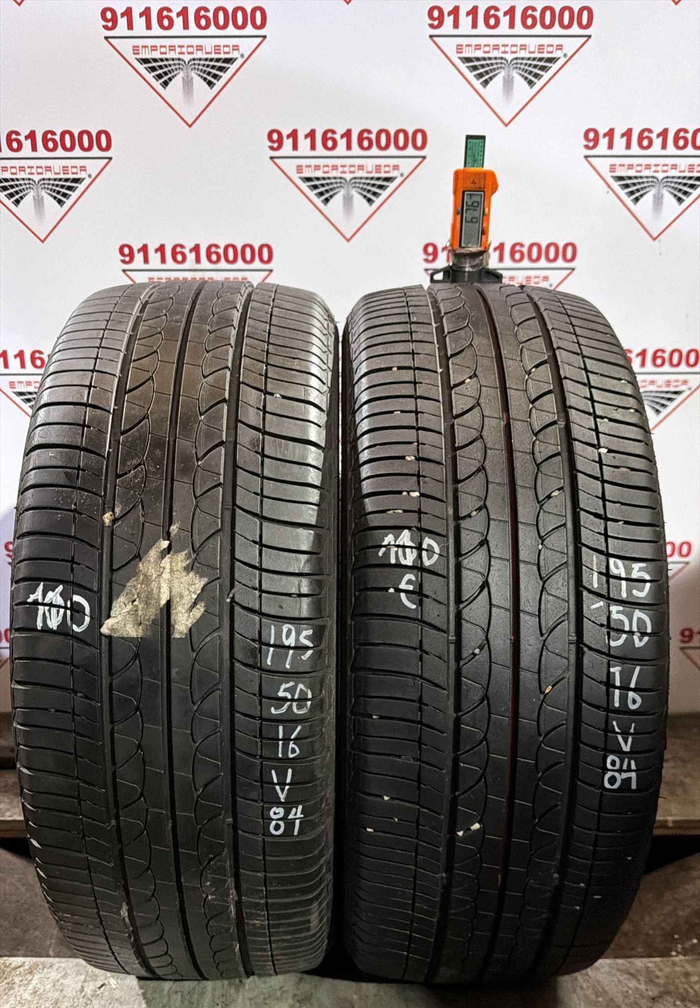 BRIDGESTONE ECOPIA USADO  195/50 R16 84 V