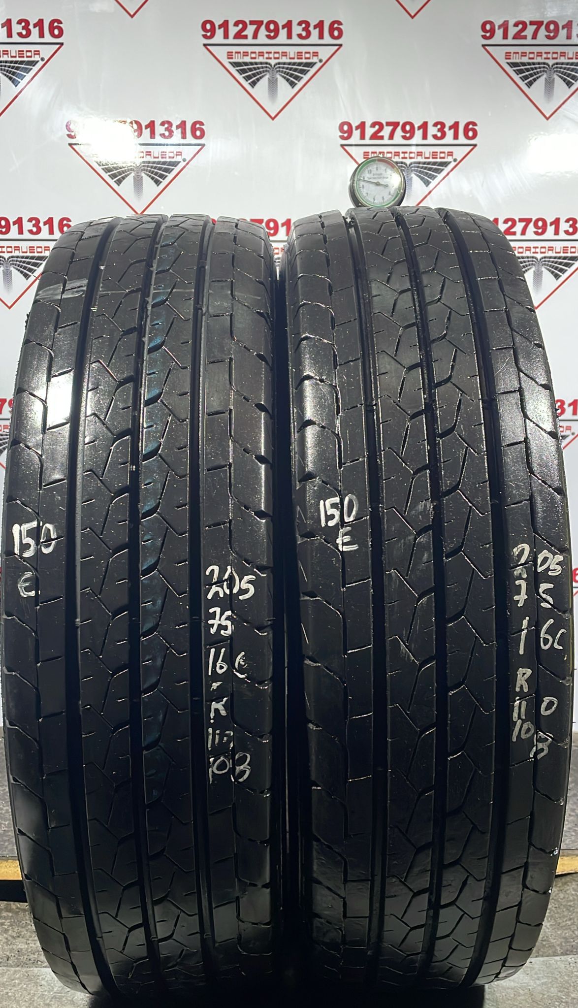 BRIDGESTONE DURAVIS USADO  205/75 R16c 100/108 R