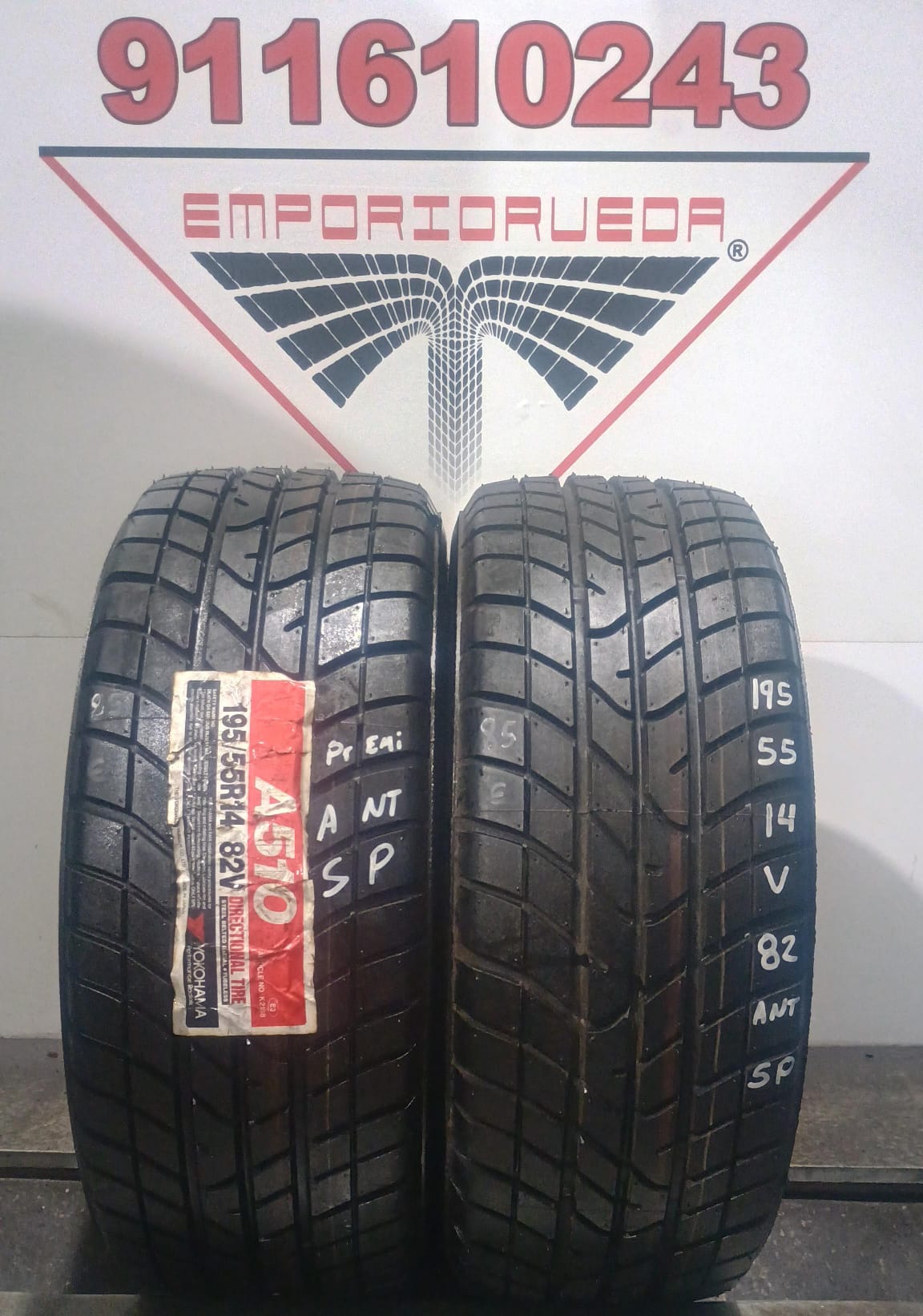 YOKOHAMA  USADO PREMIUM  195/55 R14 82 V