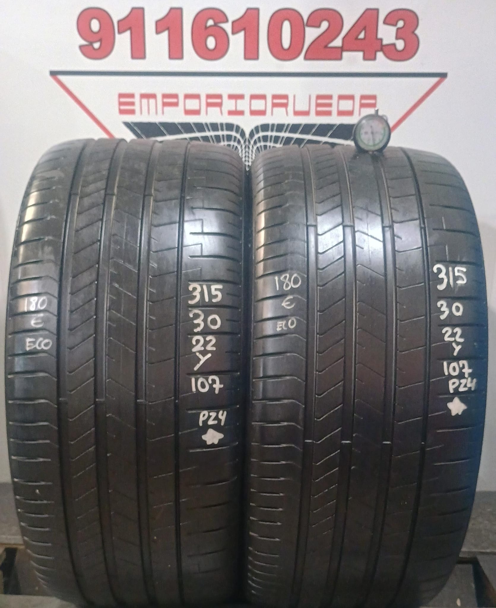 PIRELLI PZERO USADO ECONOMICO  315/30 R22 107 Y