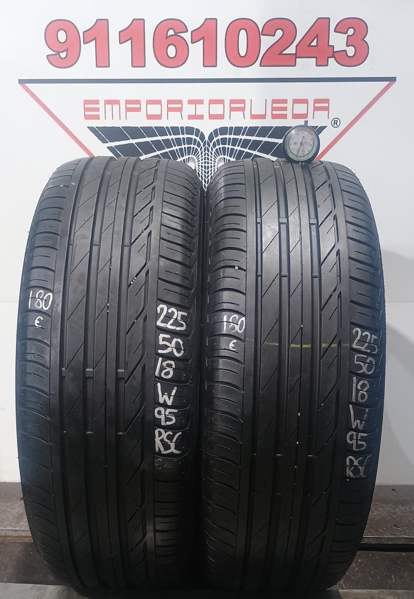 BRIDGESTONE T005 USADO RSC 225/50 R18 95 W