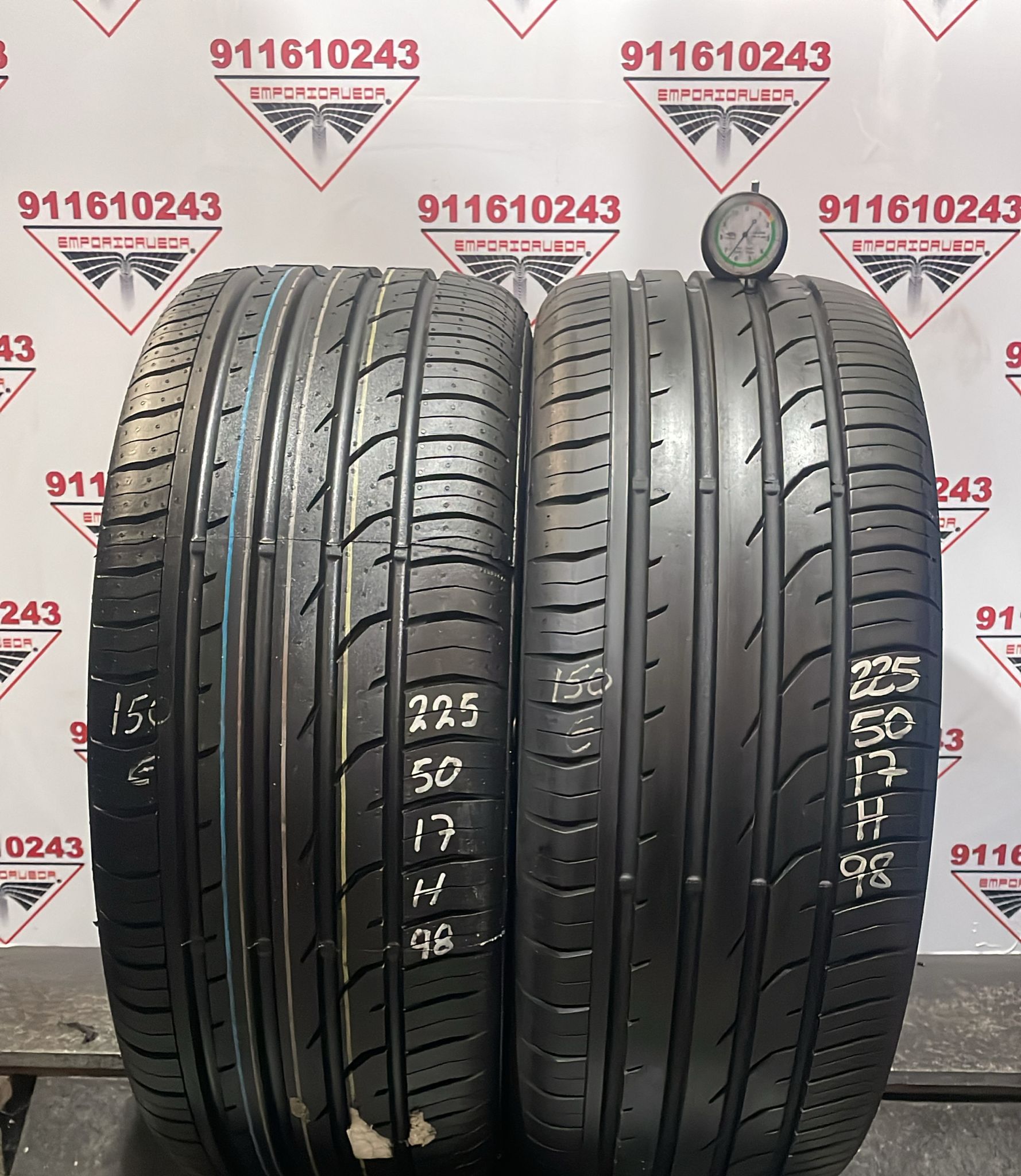 CONTINENTAL CONTIPREMIUMCONTACT 2 USADO  225/50 R17 98 H