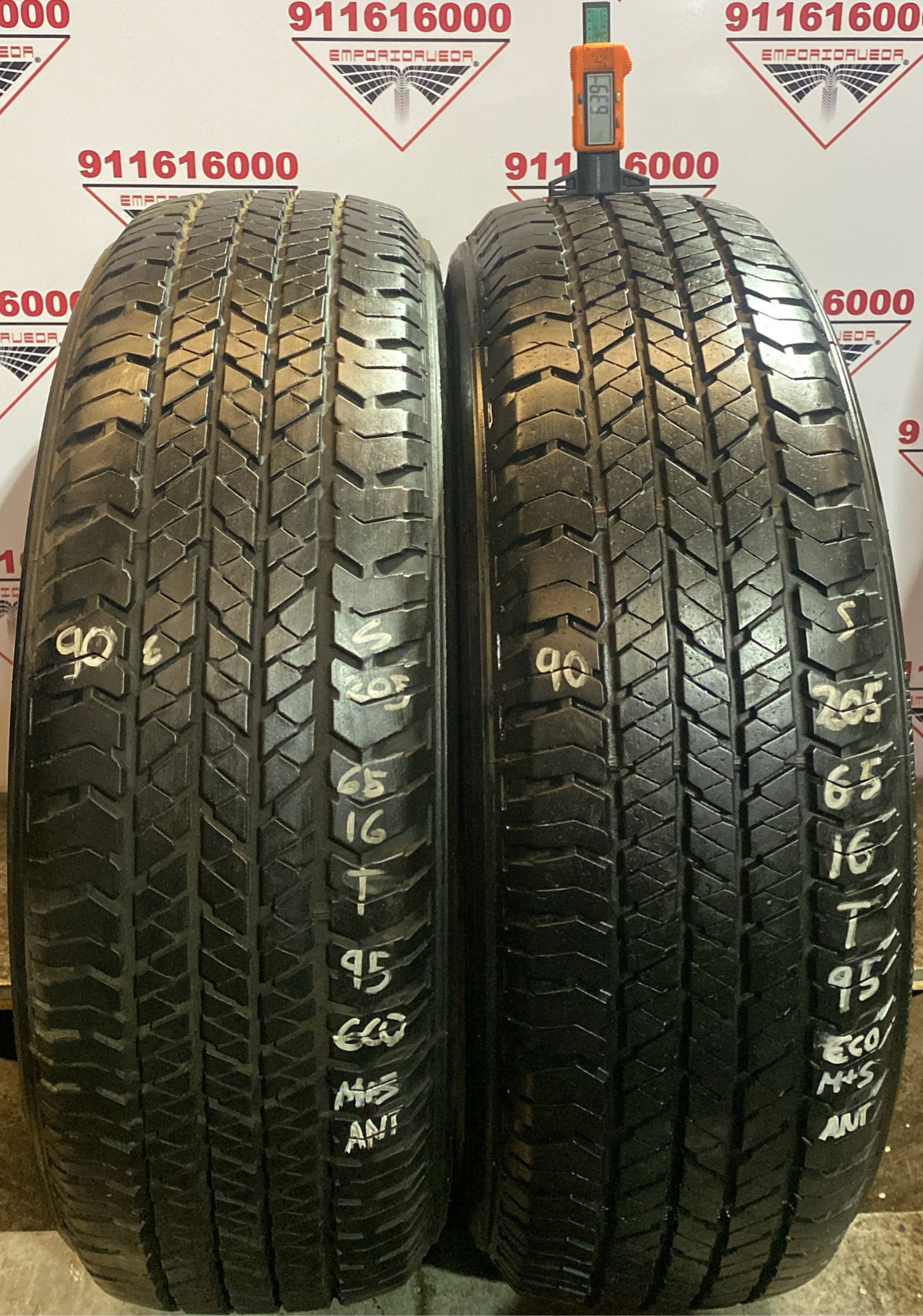 BRIDGESTONE DUELER H-T USADO M+S 205/65 R16 95 T