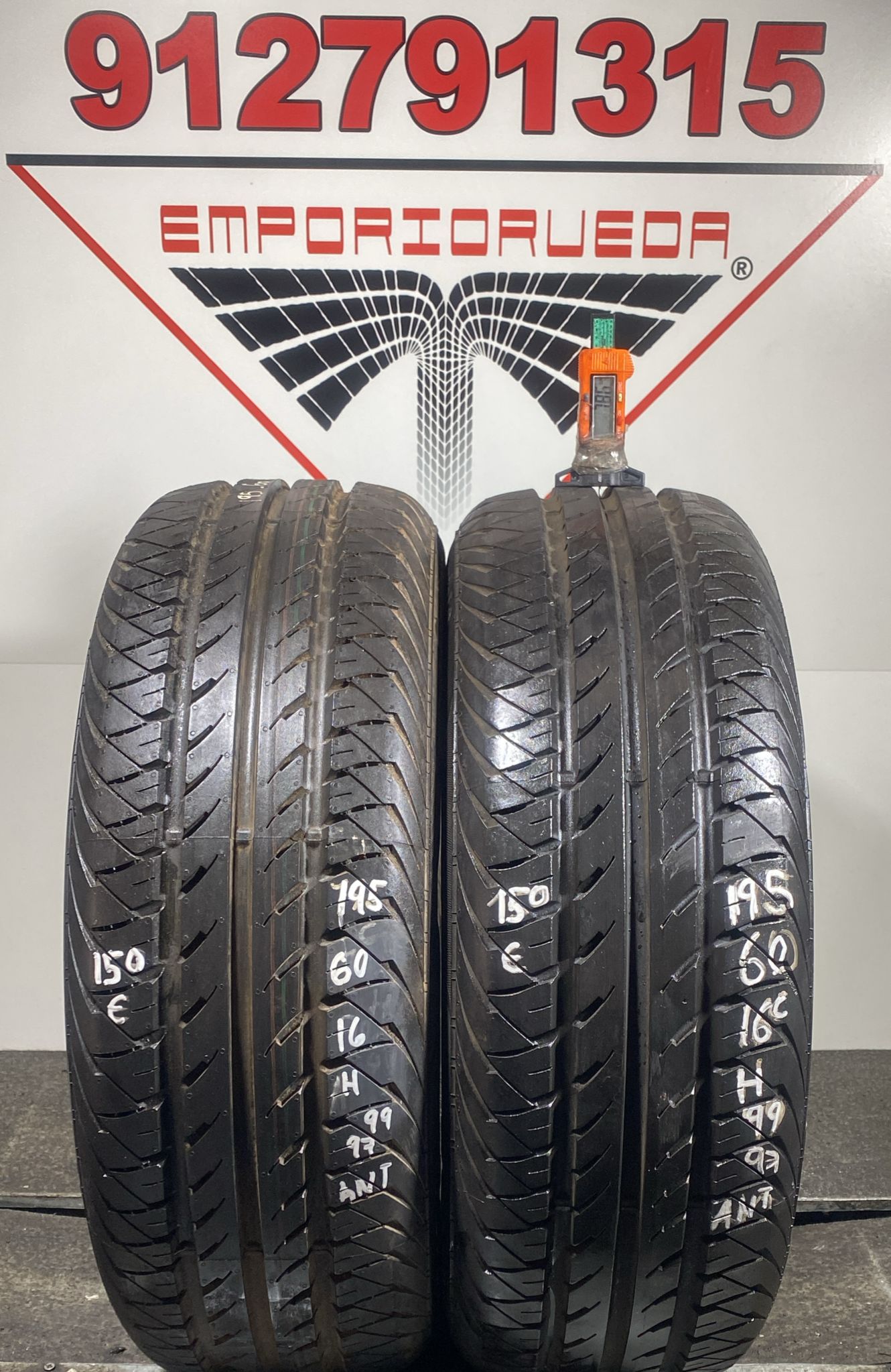 CONTINENTAL VANCOCONTACT 2 USADO  195/60 R16C 99/97 H
