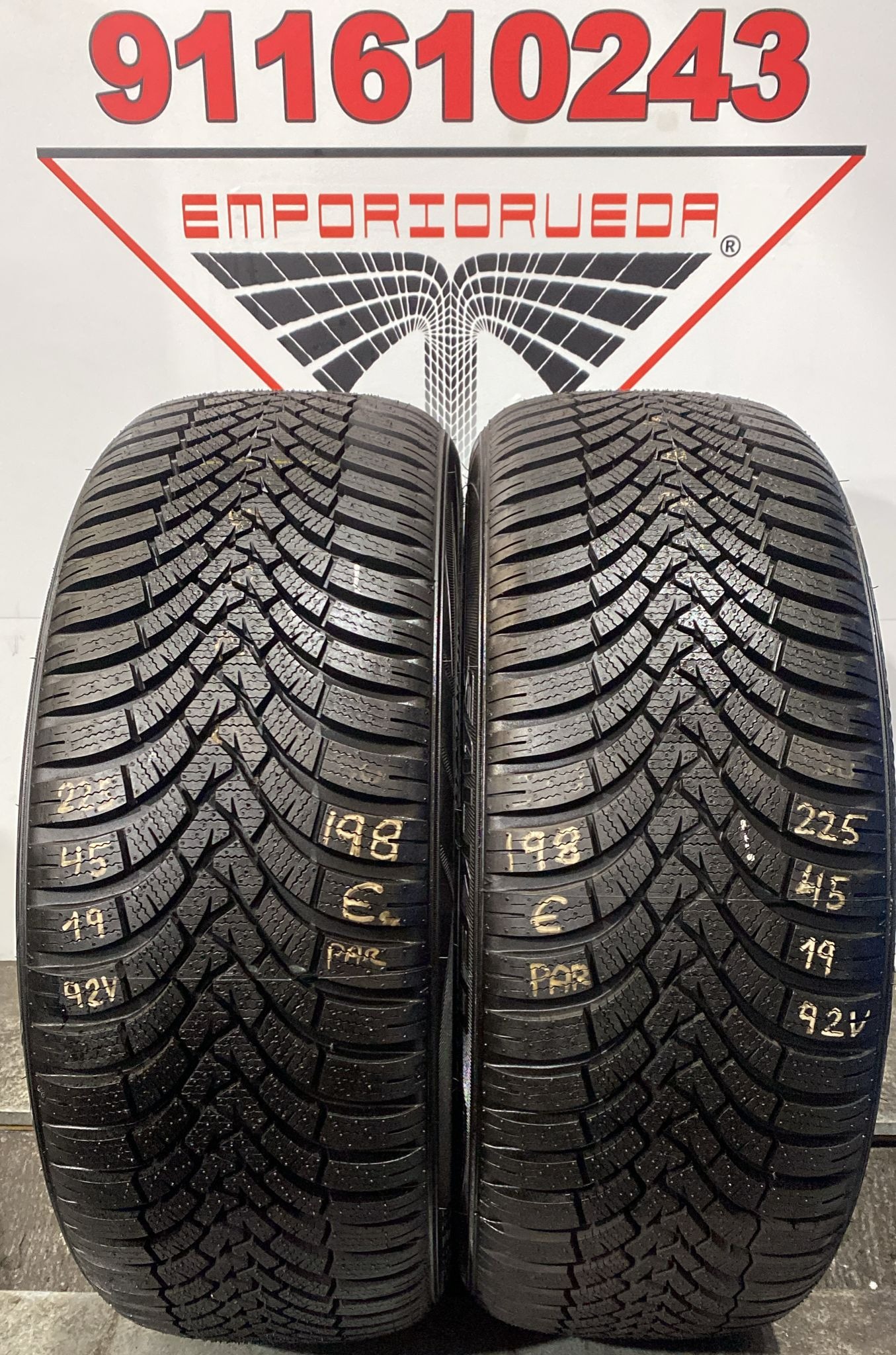 FALKEN EUROWINTER USADO PREMIUM M+S 225/45 R19 92 V