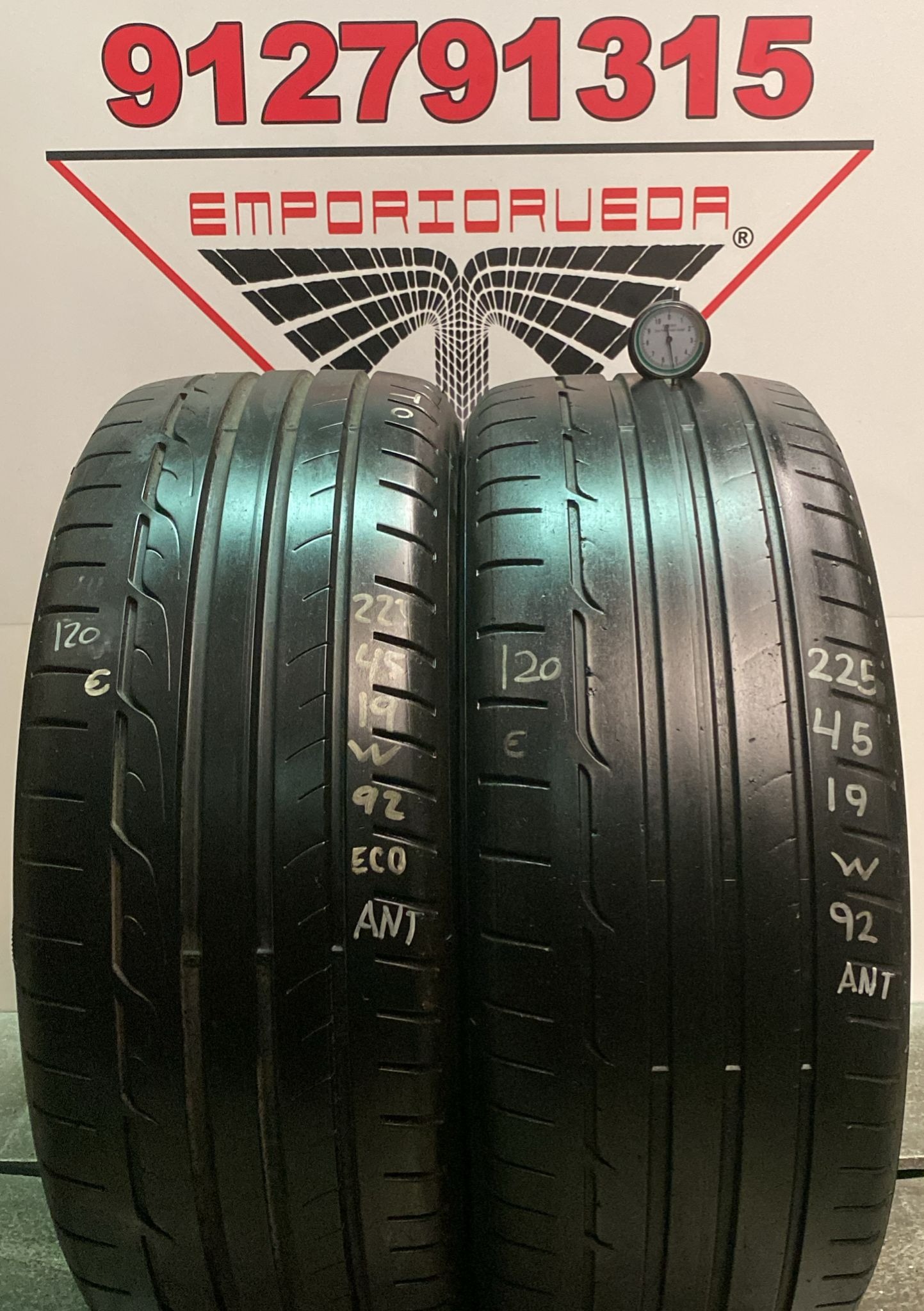 DUNLOP SPORT MAX RT USADO ECONOMICO  225/45 R19 92 W