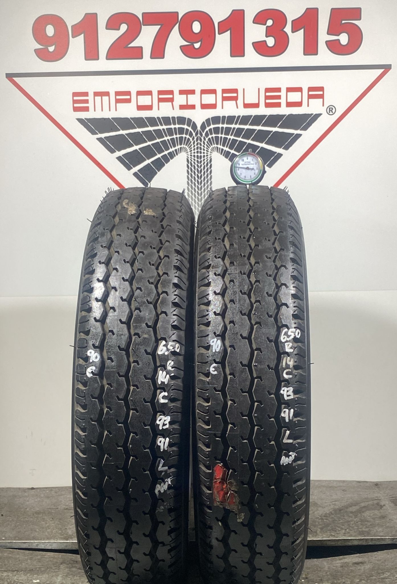 KLEBER  USADO  6.5/80 R14 93/91 L